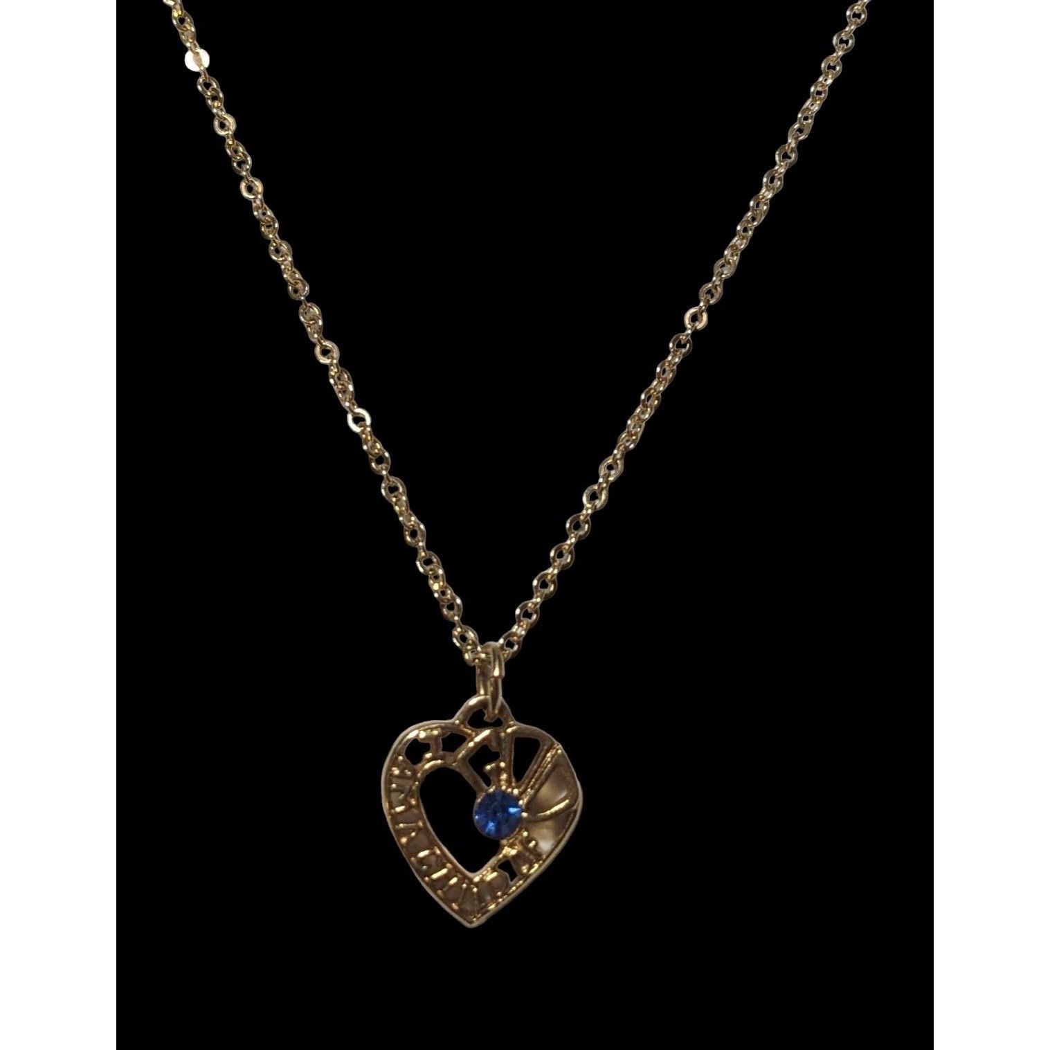 Other Gold Heart Child Of God Pendant Necklace Size ONE SIZE - 4 Thumbnail