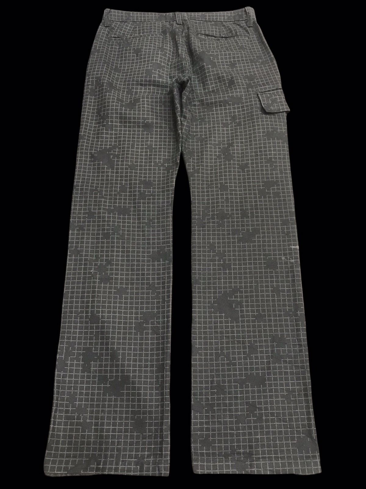 Japanese Brand 💥MINIMALIST💥PPFM Plaid Motive Half Cargo Pant F79 Size US 30 / EU 46 - 8 Thumbnail