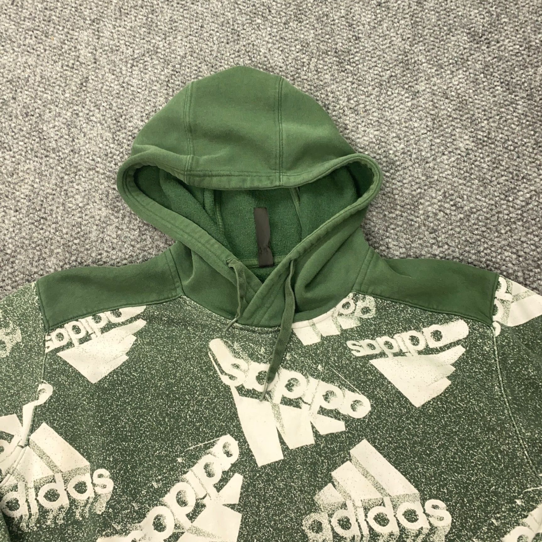 Adidas Adidas Essentials Hoodie Mens Large Green Sweatshirt Brandlove Q3 Size US L / EU 52-54 / 3 - 4 Thumbnail