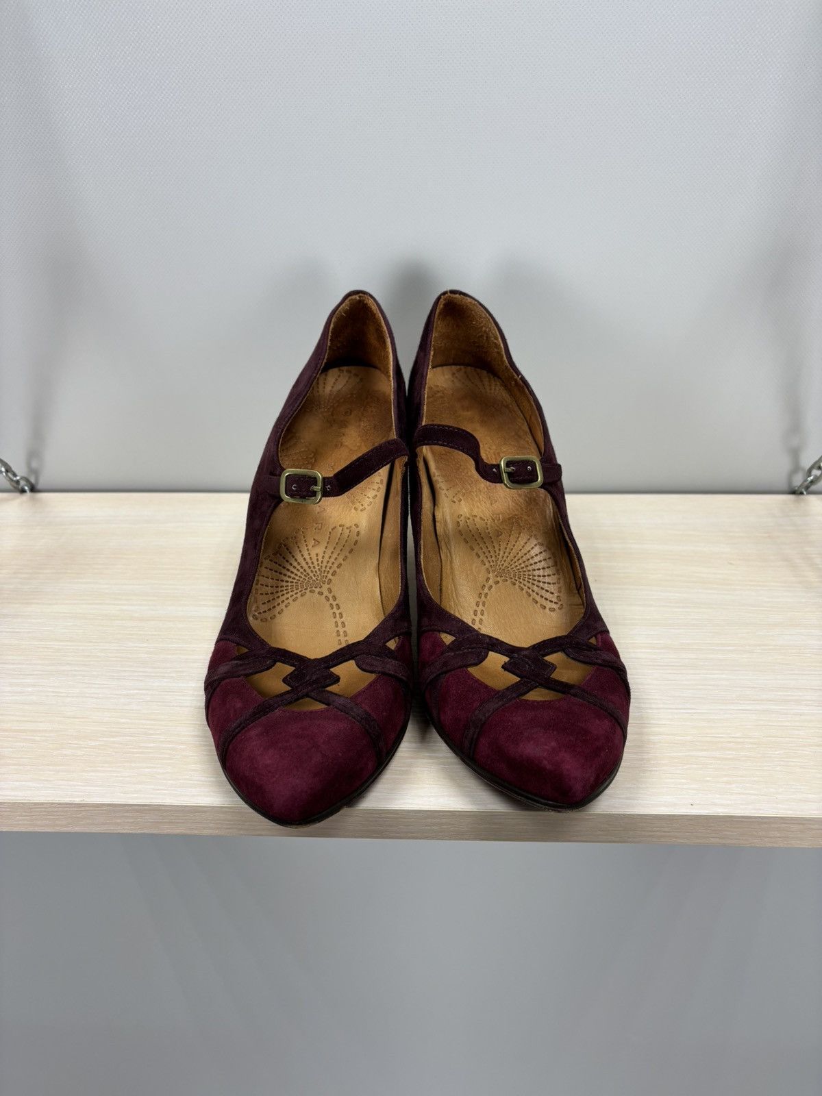 Other Womens heels Chie Mihara Size 40 Color Burgundy Size US 10 / IT 40 - 2 Thumbnail