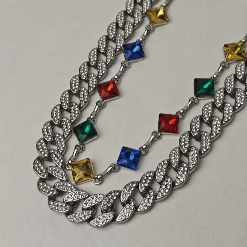 Jewelry Cuban Crystal Pant Waist Chain Size ONE SIZE - 9 Thumbnail