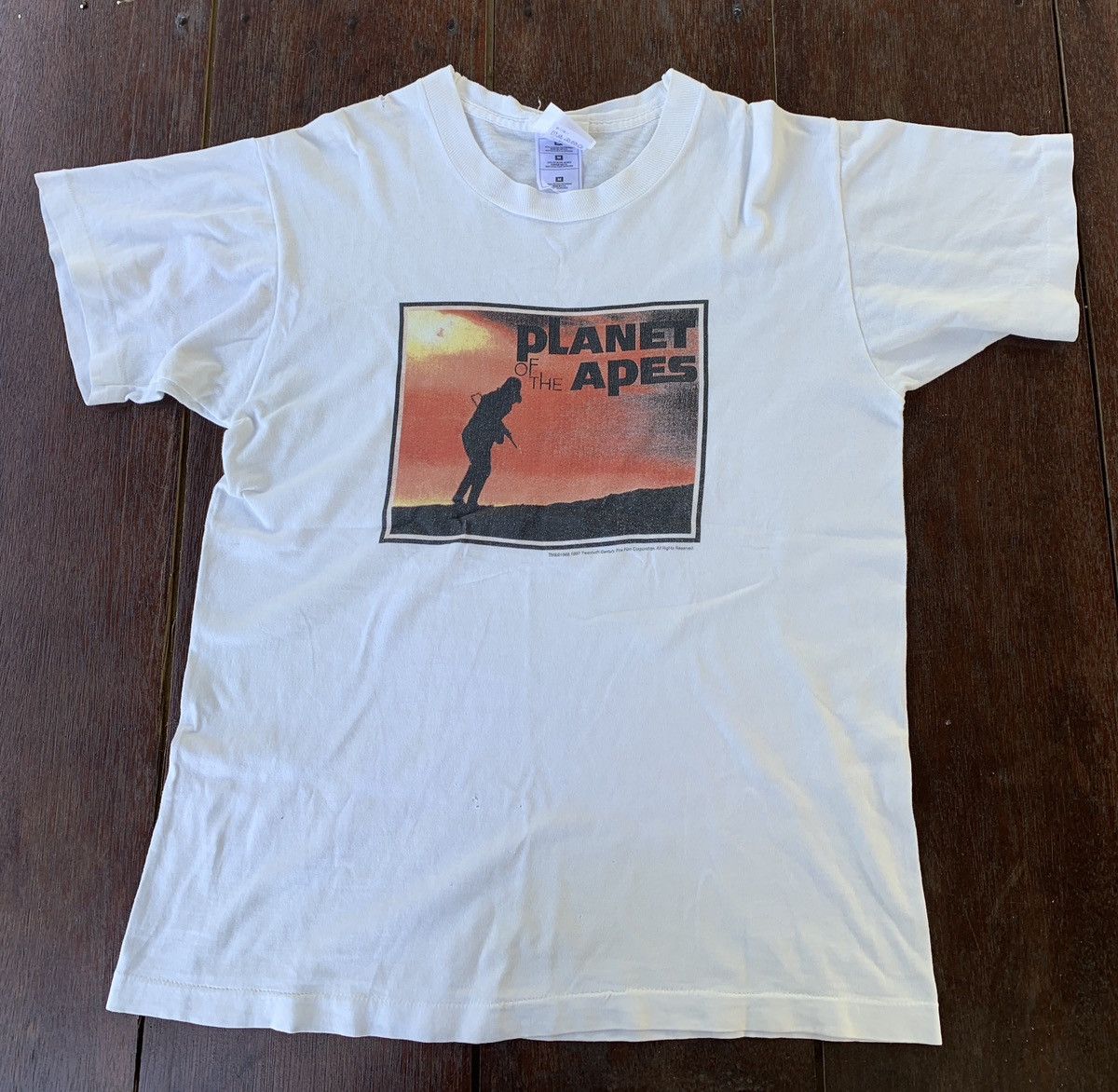 Vintage 90s POTA planet of the ape movie tee Size US M / EU 48-50 / 2 - 1 Thumbnail