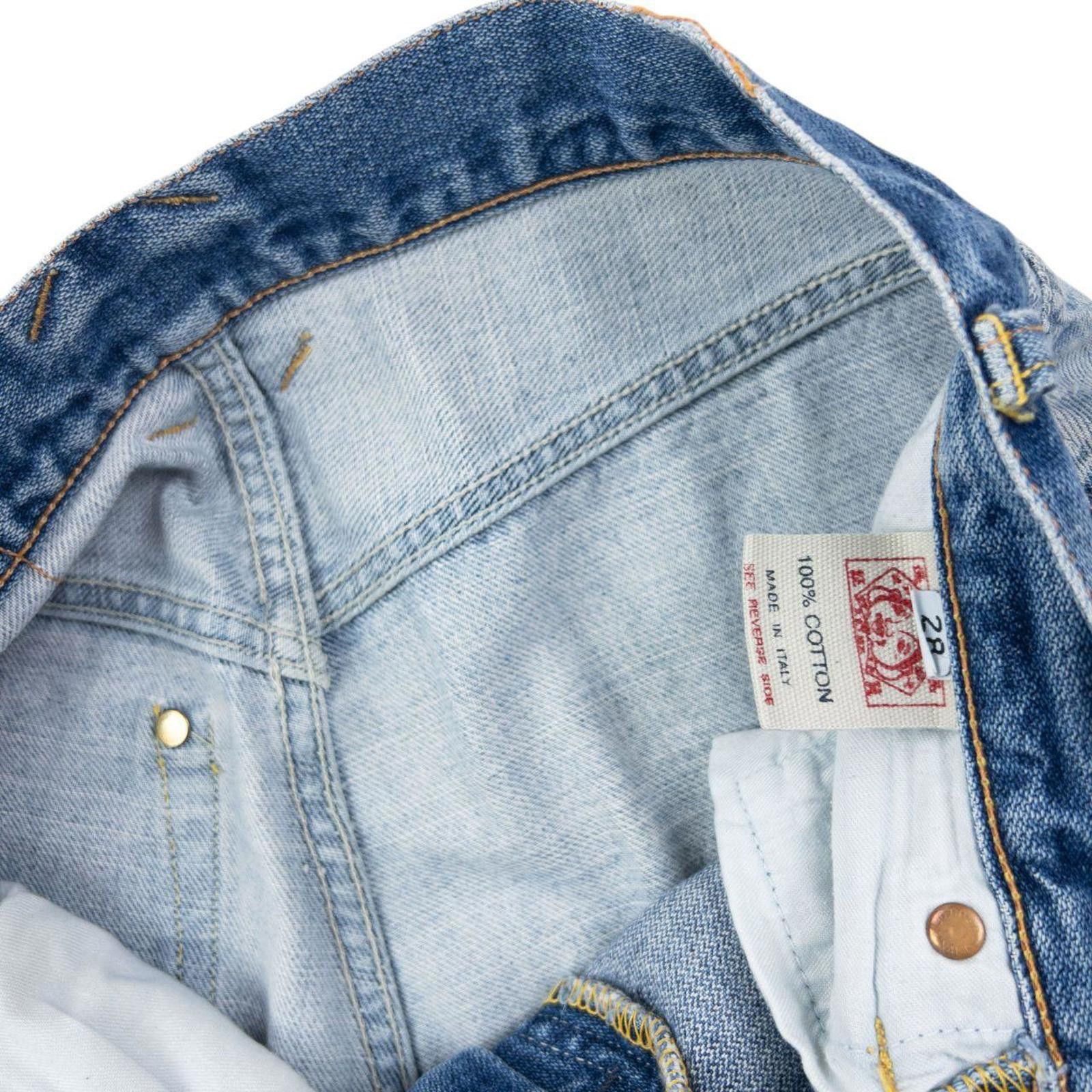 Evisu Vintage 2000s Evisu Contrast Patchwork Denim Jeans Size W28 Size US 28 / EU 44 - 6 Thumbnail