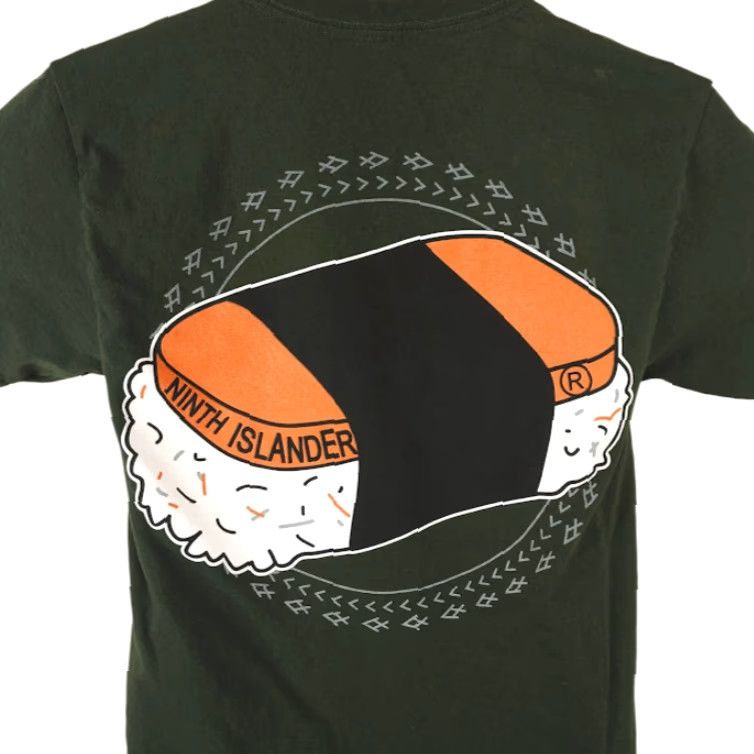 Vintage Ninth Island Musubi T Shirt Mens S Green Hawaii Las Vegas Crew Neck Short Sleeve Cotton 2010-2019 Vintage No Shirt Mens Size US S / EU 44-46 / 1 - 2 Thumbnail