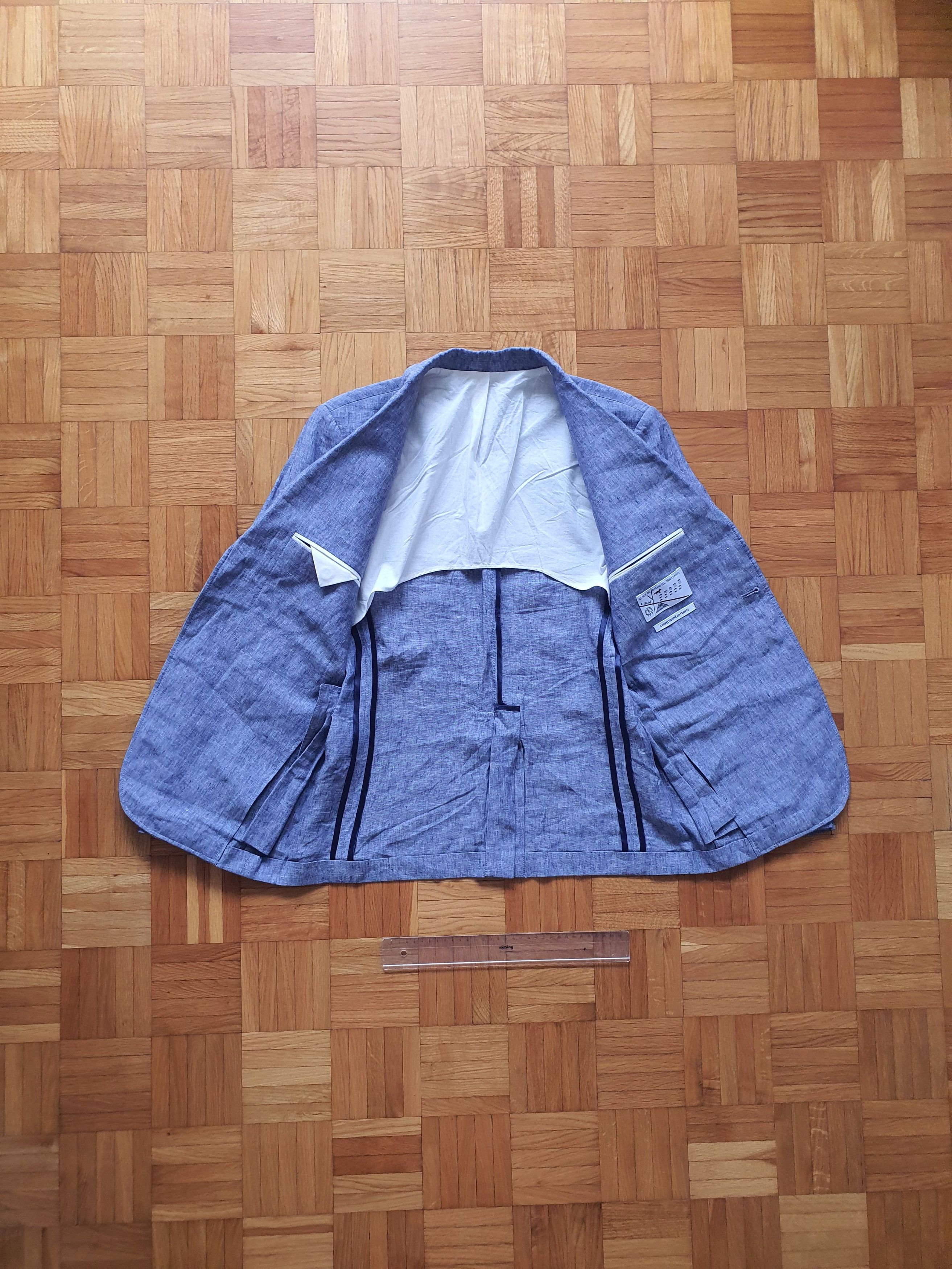 Maison Kitsune Blazer Sports Coat Jacket - Linen, 1 Button - Sz EU IT 46 Size 36R - 3 Thumbnail