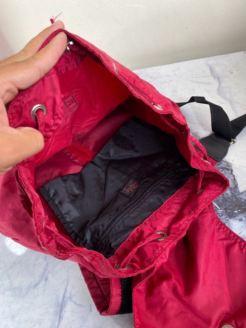 Jean Paul Gaultier Jean Paul Gaultier Multi Pocket Utility Nylon Red Backpack Size ONE SIZE - 5 Thumbnail