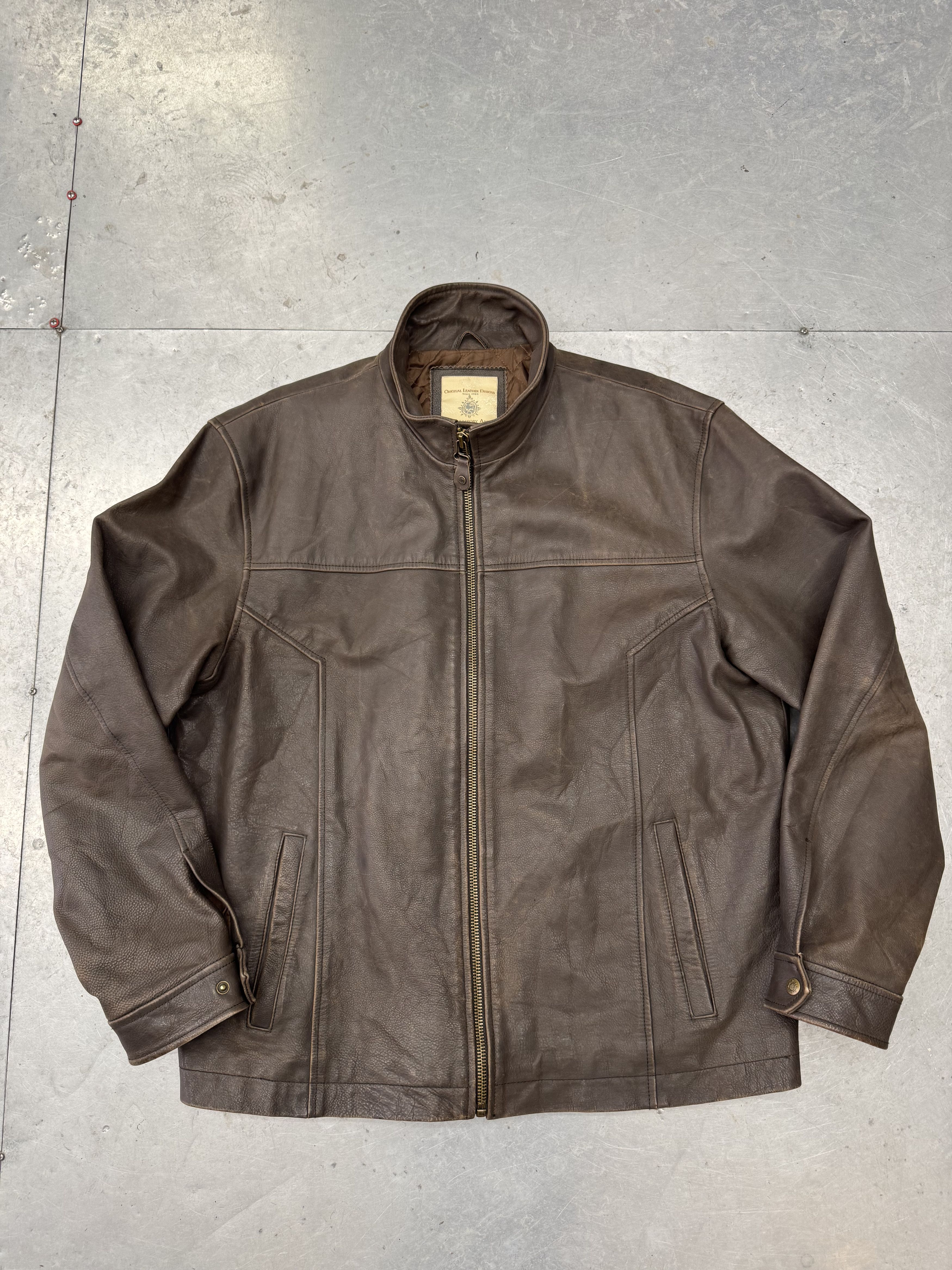 The Territory Ahead Vintage Leather Jacket Size US XL / EU 56 / 4 - 1 Thumbnail