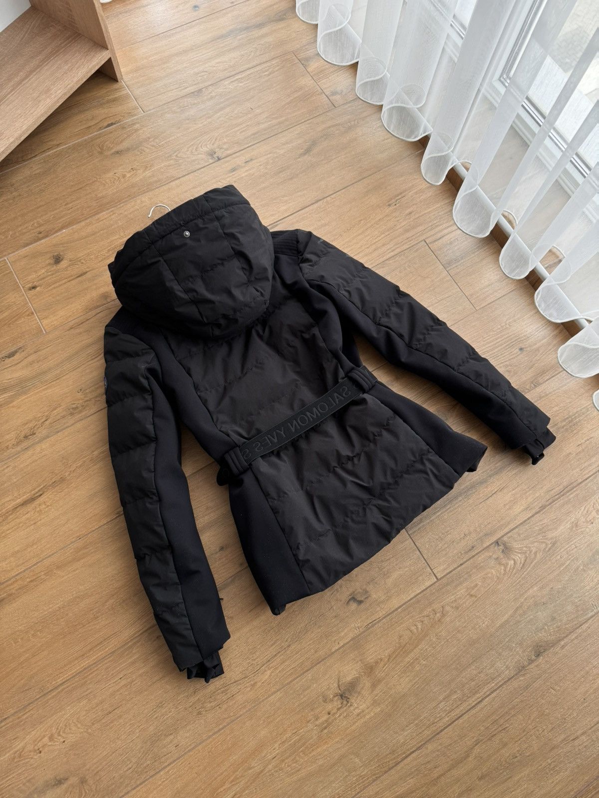 Vintage × Yves Salomon Yves Salomon Shearling Trimmed Luxury W' Black Ski Jacket Size S / US 4 / IT 40 - 19 Thumbnail