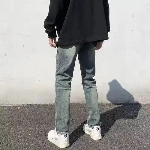 Jean High street ripped knee camo patch slim fit jeans Size US 32 / EU 48 - 4 Thumbnail