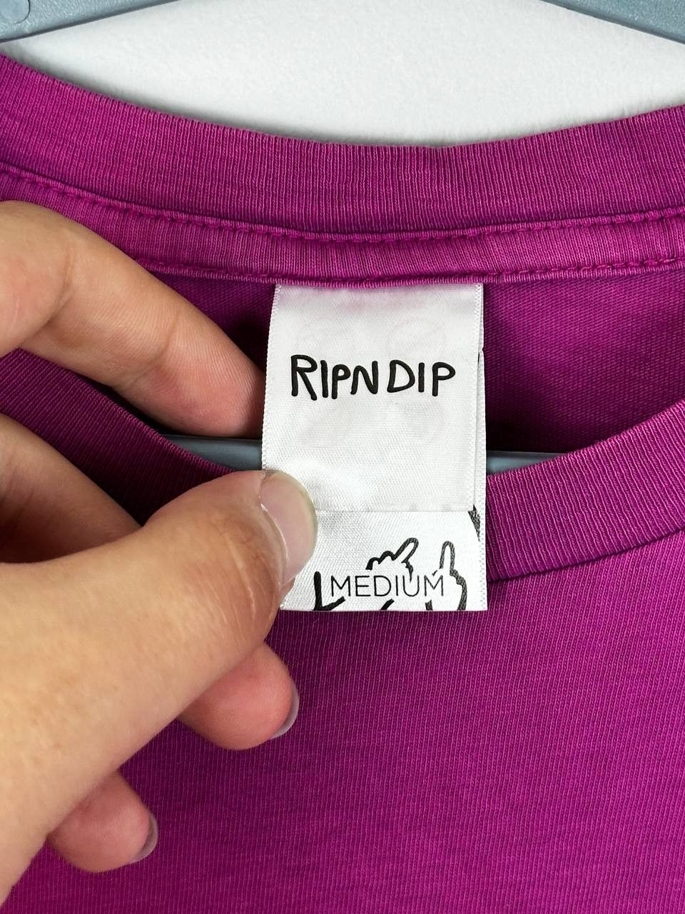 RIPNDIP Vintage Purple T-Shirt RipNDip Big Print Nerm Cat Size US M / EU 48-50 / 2 - 6 Thumbnail