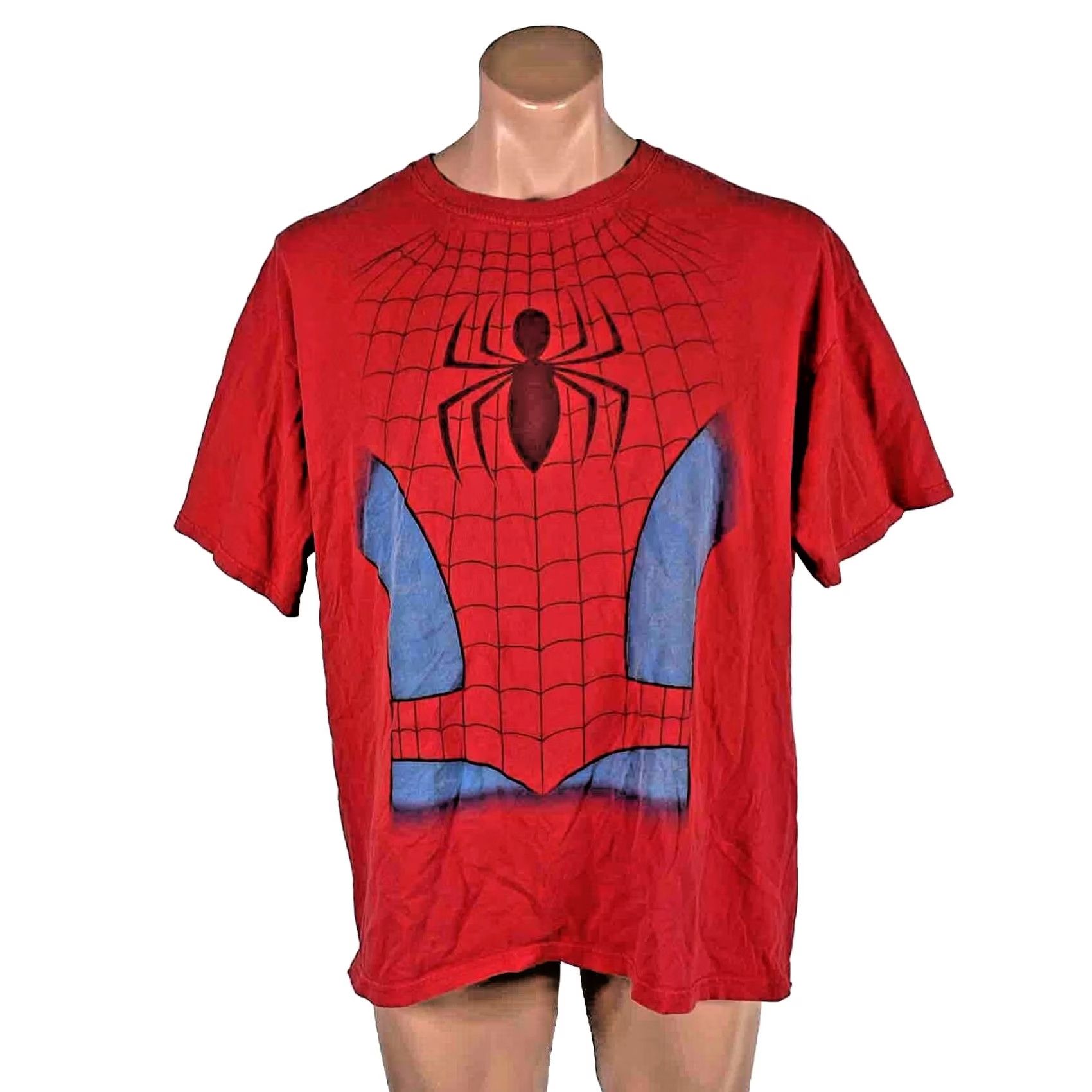Vintage Vintage Spider Man 90s Shirt Marvel Webs Mens Large Red Y2K Graphic Size US L / EU 52-54 / 3 - 2 Thumbnail