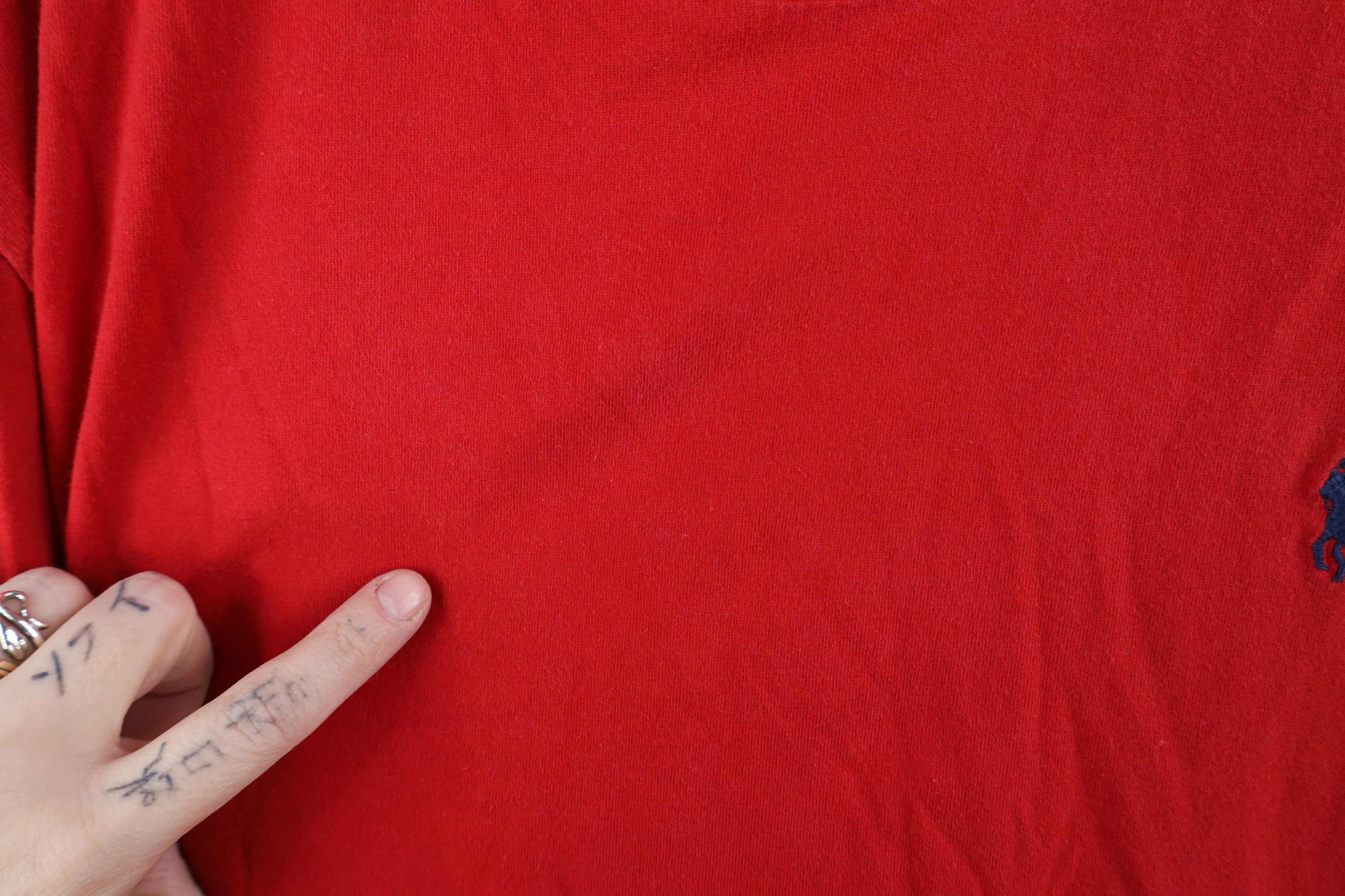 Ralph Lauren × Vintage Vintage Ralph Lauren Faded Short Sleeve T-Shirt Red Cotton Size US M / EU 48-50 / 2 - 5 Thumbnail