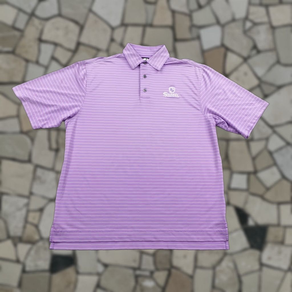 Footjoy FootJoy Shirt Mens Medium Purple Striped Golf Stockdale Country Club Golf Size US M / EU 48-50 / 2 - 1 Thumbnail