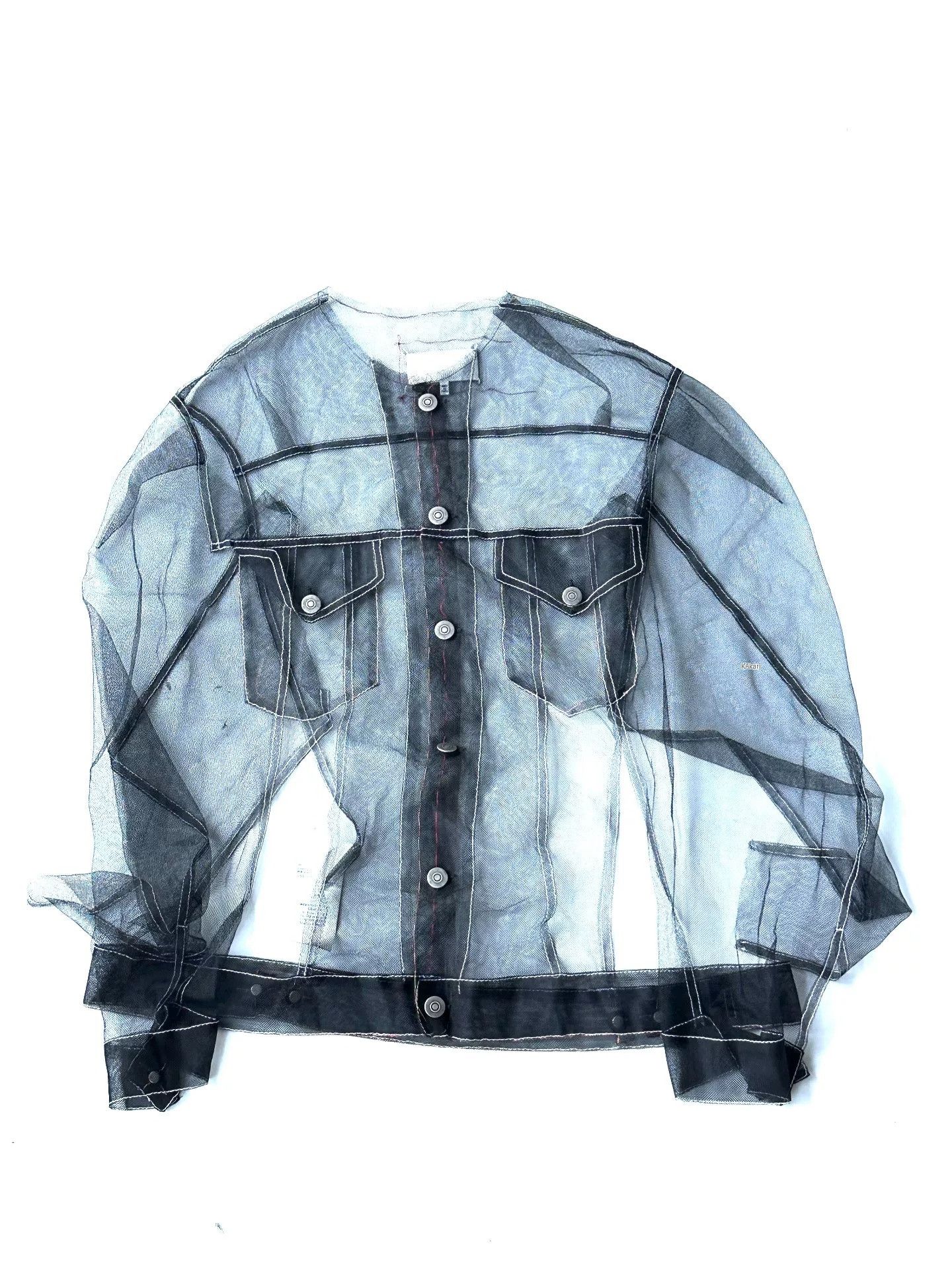 Maison Margiela Maison Margiela Sheer Mesh Coat Size US XXS / EU 40 - 1 Thumbnail