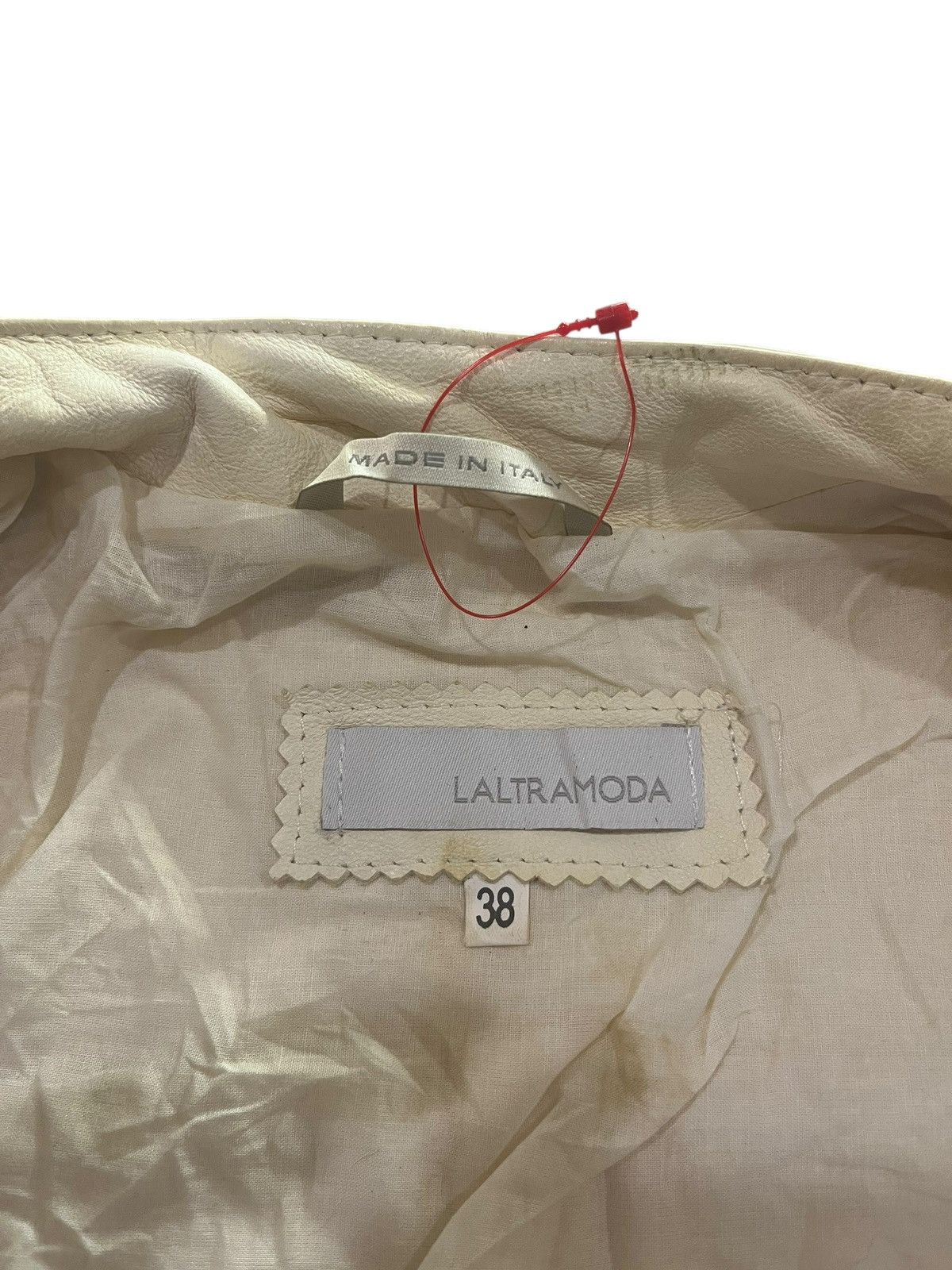 If Six Was Nine LAST DROP!!! LALTRAMODA LGB GENUINE LEATHER ZIPPER JACKET Size XS / US 0-2 / IT 36-38 - 10 Thumbnail
