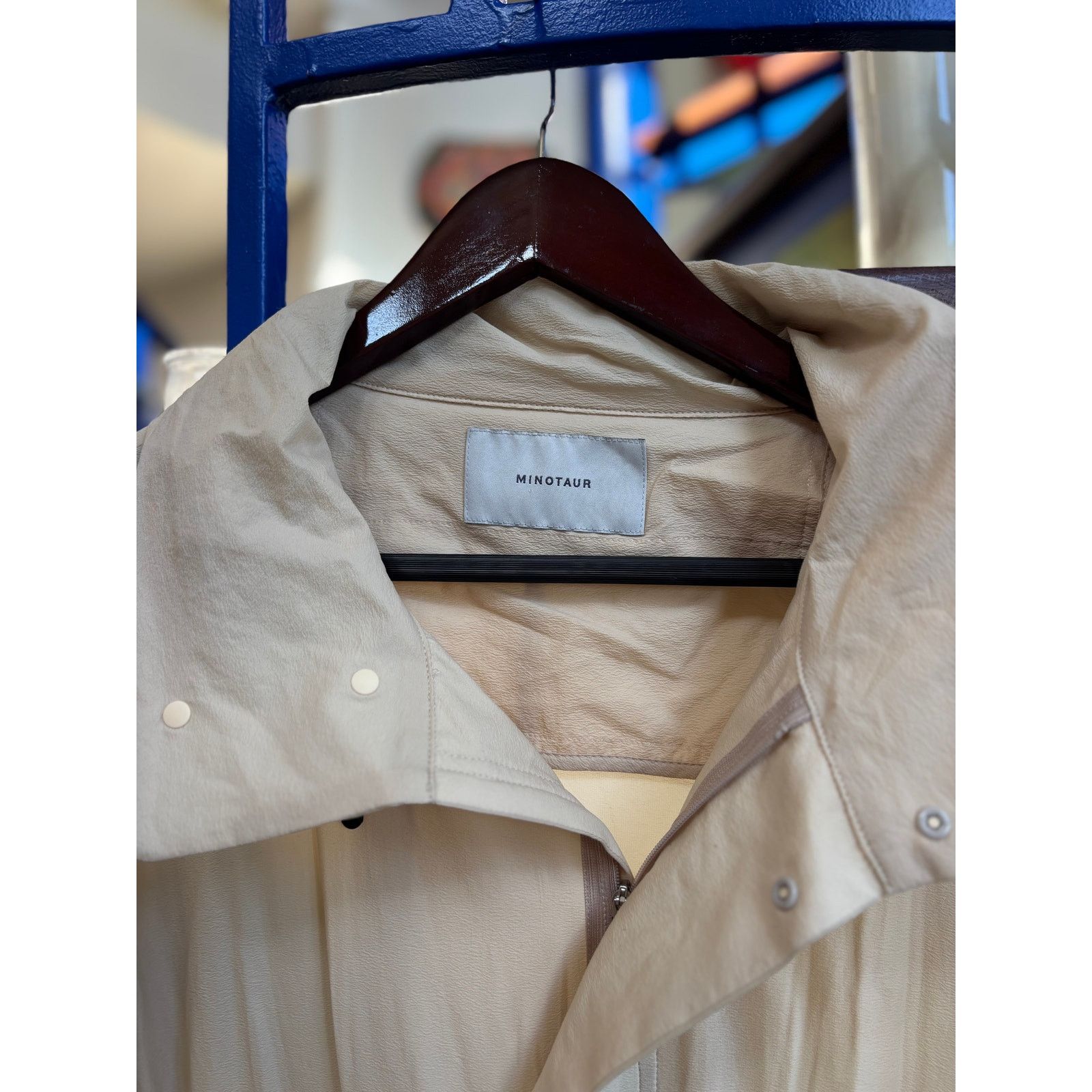 MINOTAUR INST. Minotaur Tan Hooded Jacket (Made in Japan) Size Large Size US L / EU 52-54 / 3 - 3 Thumbnail