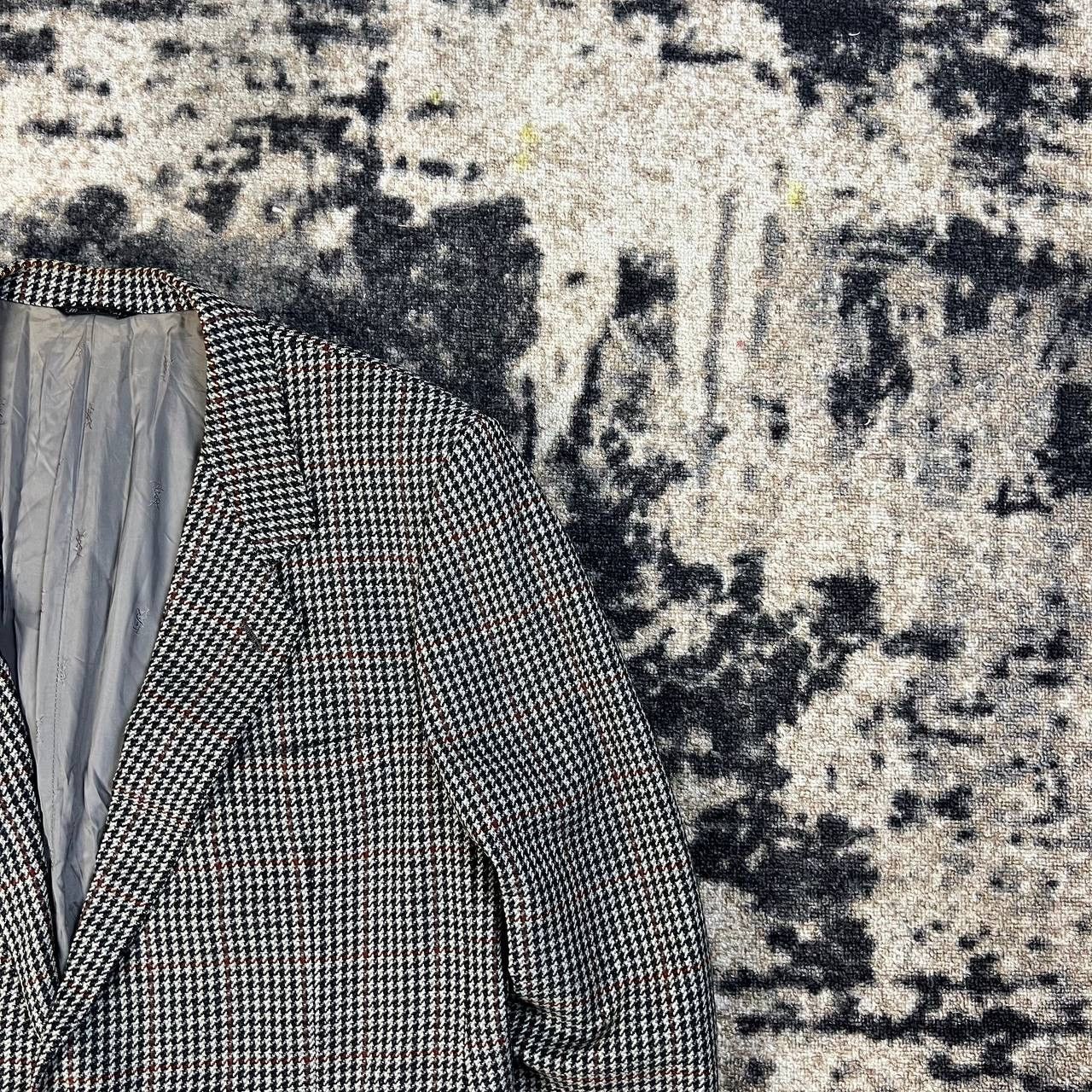 Yves Saint Laurent Yves Saint Laurent Luxury Vintage 90s Checkered Blazer Size 50R - 2 Thumbnail