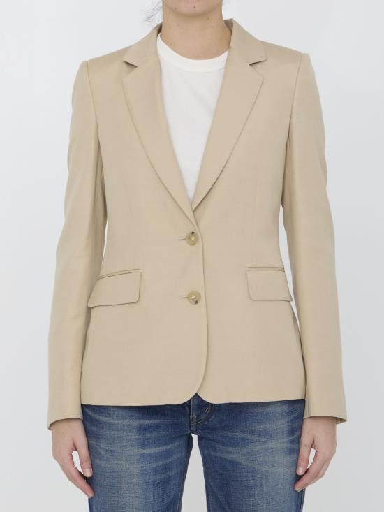 Stella McCartney STELLA MCCARTNEY Women Jackets 650094 BEIGE Size S / US 4 / IT 40 - 1 Thumbnail
