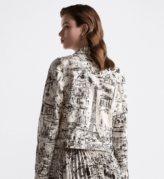 Dior o1w1db10925 442V11 Jacket in White/Black Size XL / US 12-14 / IT 48-50 - 5 Thumbnail