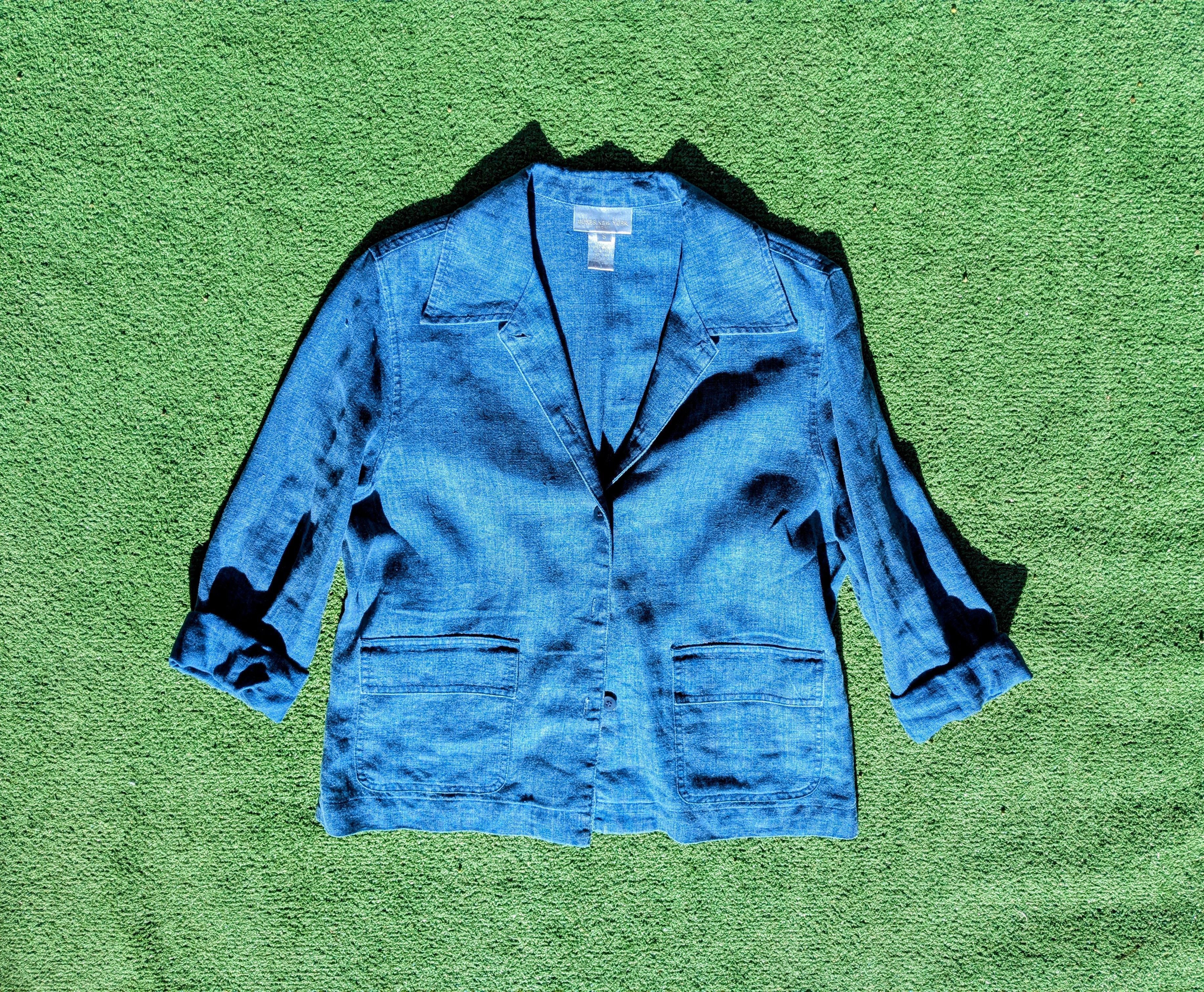 Jones New York Jones New York Sport Linen Button w/Pockets Jacket Shirt EUC Size S / US 4 / IT 40 - 5 Thumbnail