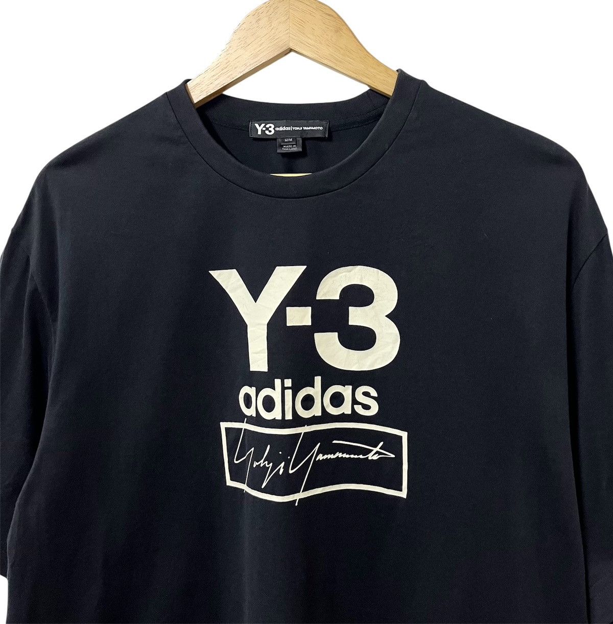 Adidas × Y-3 ADIDAS Y3 YOHJI YAMAMOTO STACKED LOGO STREETWEAR TSHIRT TEE Size US M / EU 48-50 / 2 - 4 Thumbnail