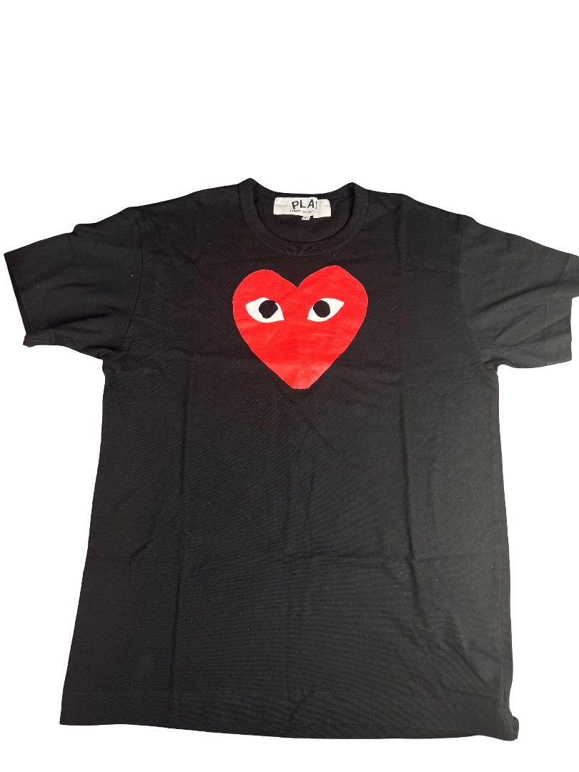 Comme des Garcons Comme des Garçons PLAY Red Heart T-Shirt Black Size L Unworn Size US L / EU 52-54 / 3 - 1 Thumbnail