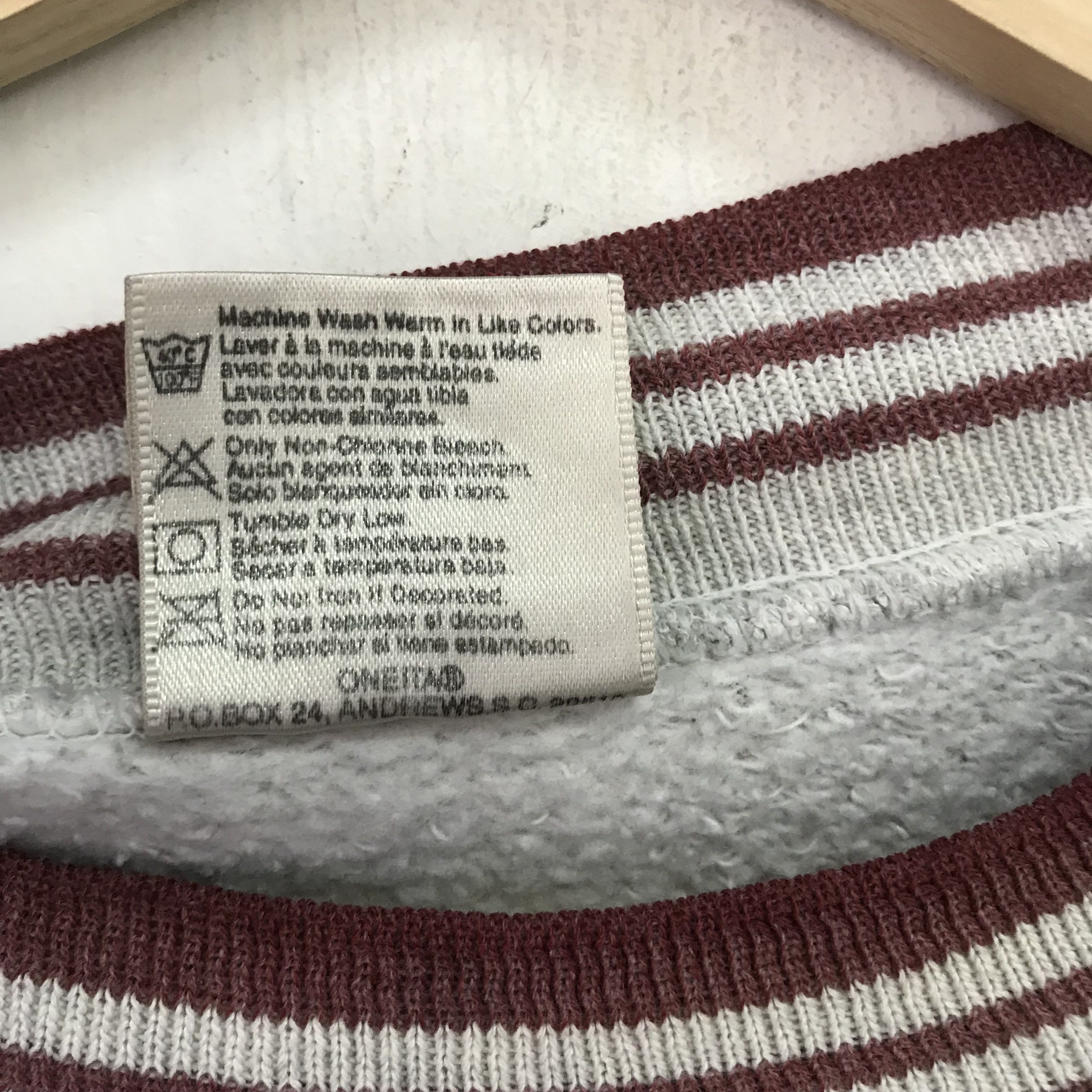 Vintage Vintage 90's Cranberry Grey Sweatshirt - 452 Size US XL / EU 56 / 4 - 9 Thumbnail