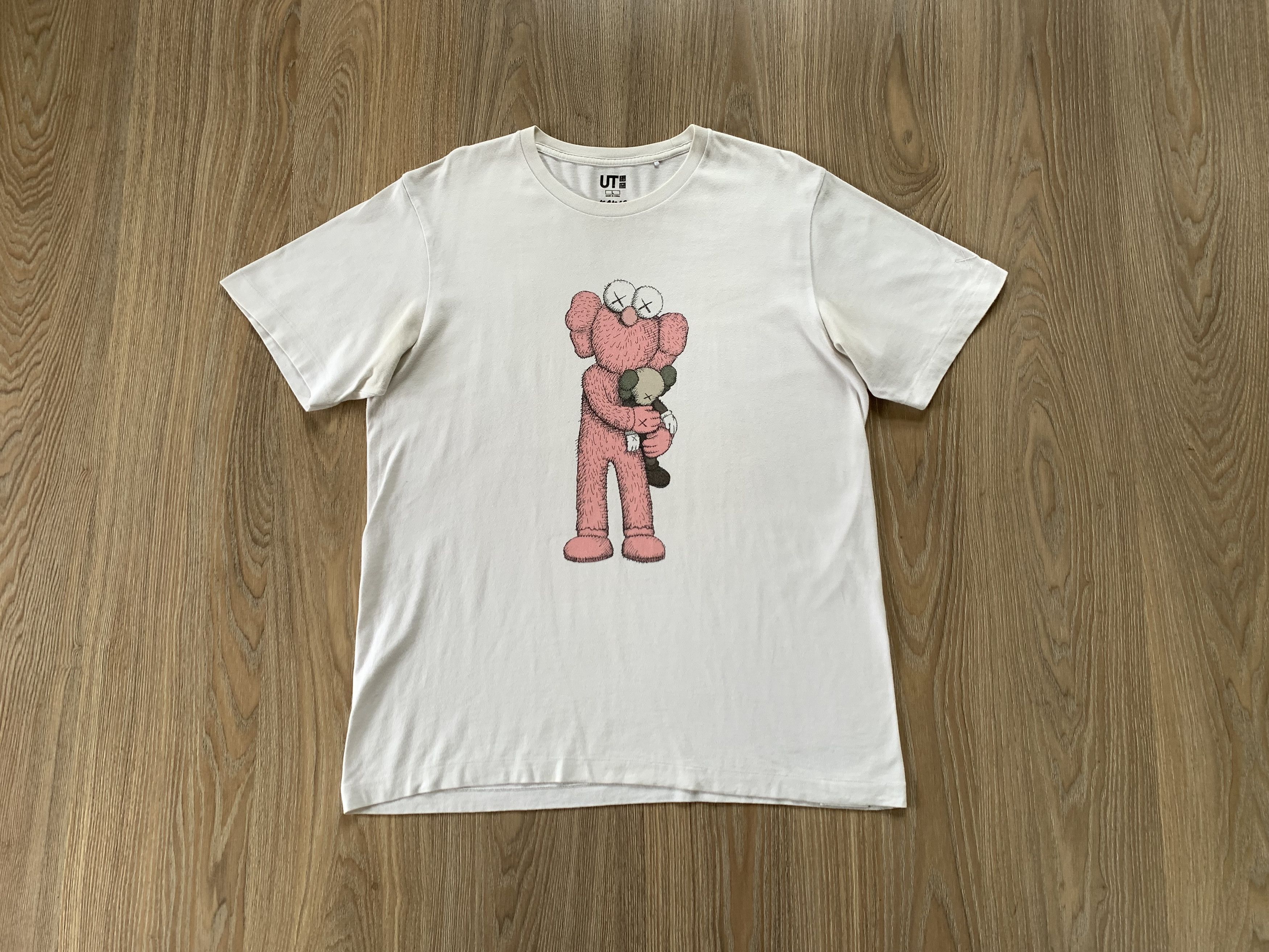 Vintage Uniqlo Kaws Pink BFF T Shirt