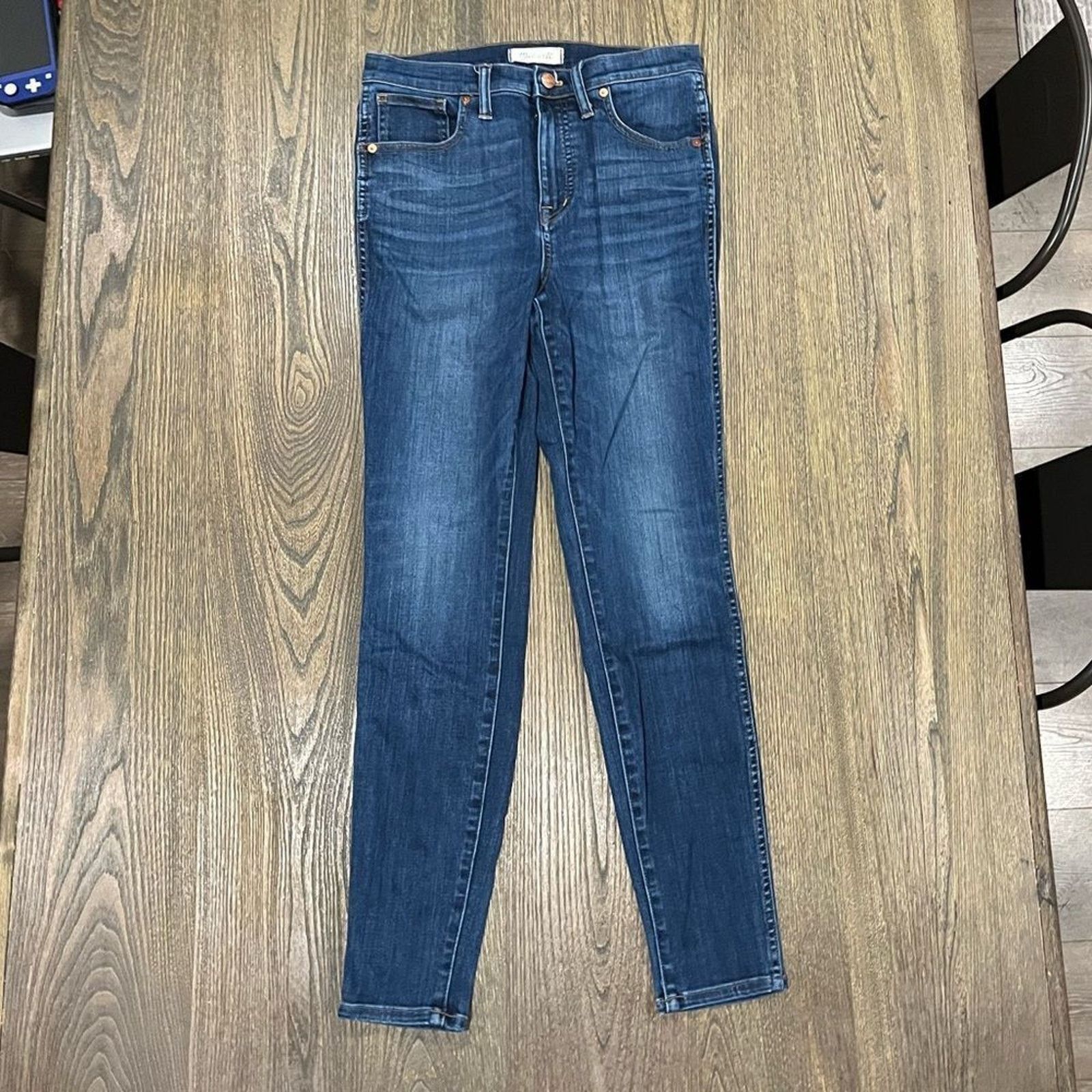 Madewell Madewell Skinny Jeans 10" High-Rise Whisker Denim Size 28 Size 28" / US 6 / IT 42 - 1 Thumbnail