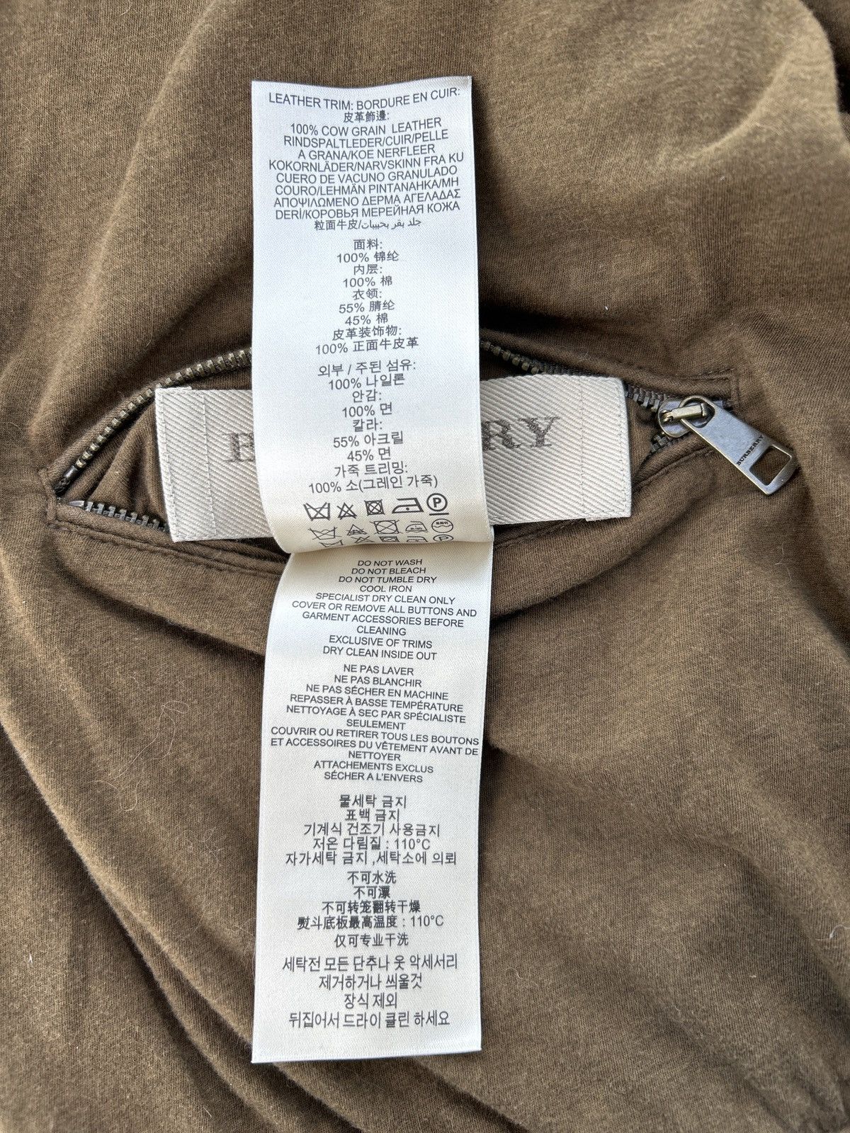 Burberry BURBERRY BRIT WOMENS REVERSIBLE CROPPED BOMBER JACKET Size M / US 6-8 / IT 42-44 - 11 Thumbnail