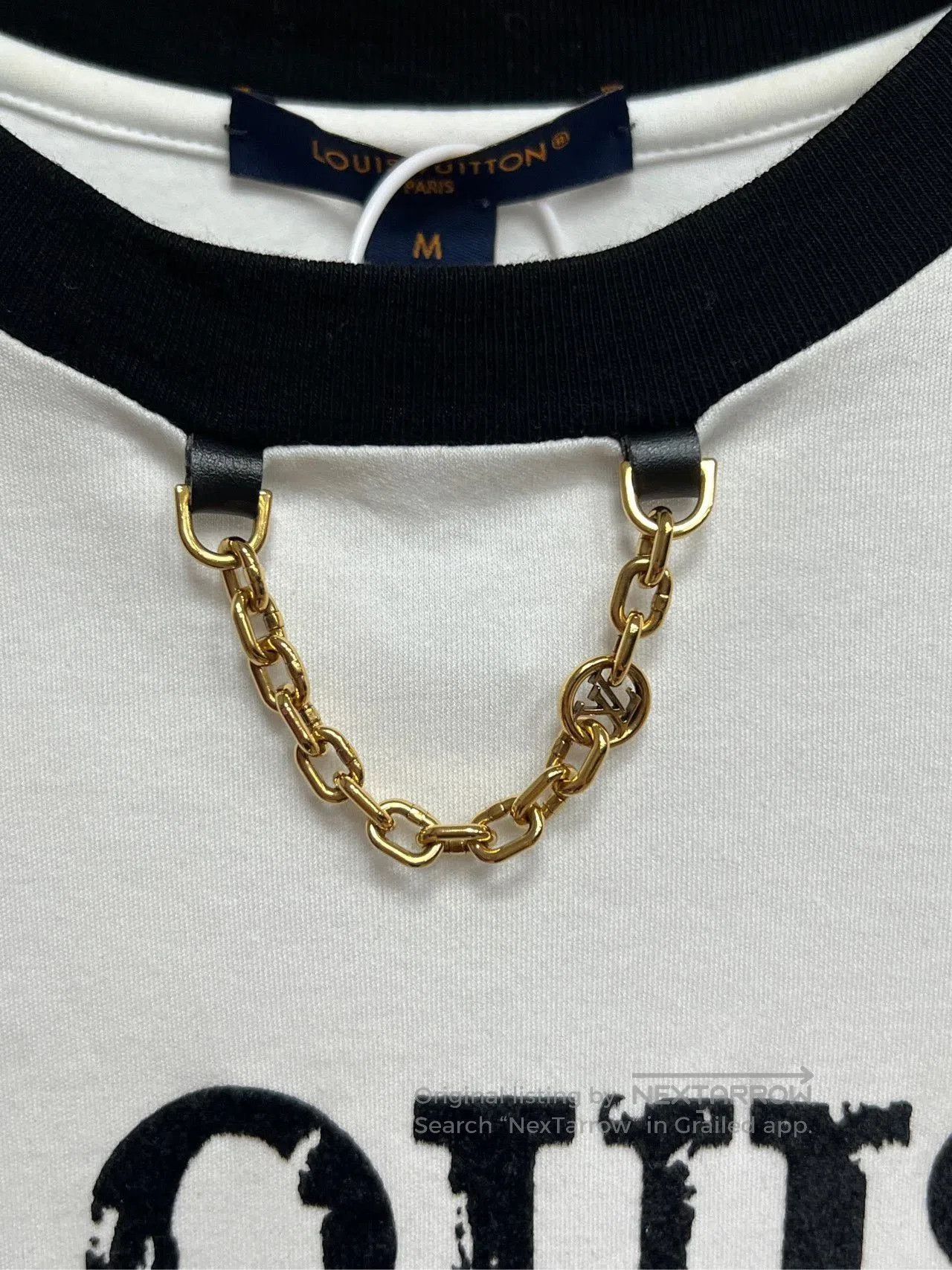 Louis Vuitton Louis Vuitton White Logo Short-Sleeve Tee. Size US M / EU 48-50 / 2 - 3 Thumbnail