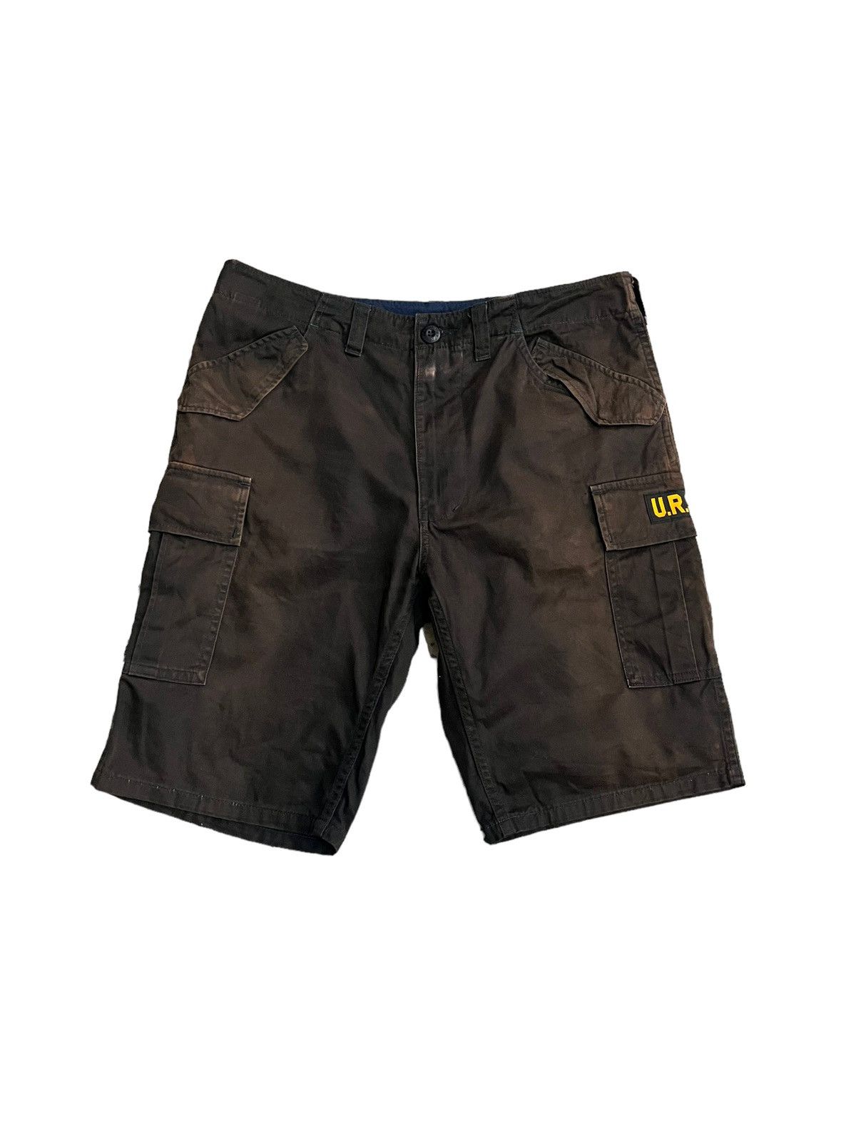 image of A Pair Vintage Faded Bape Ursus Short Pants In Size 34 X 10 in Black, Men's