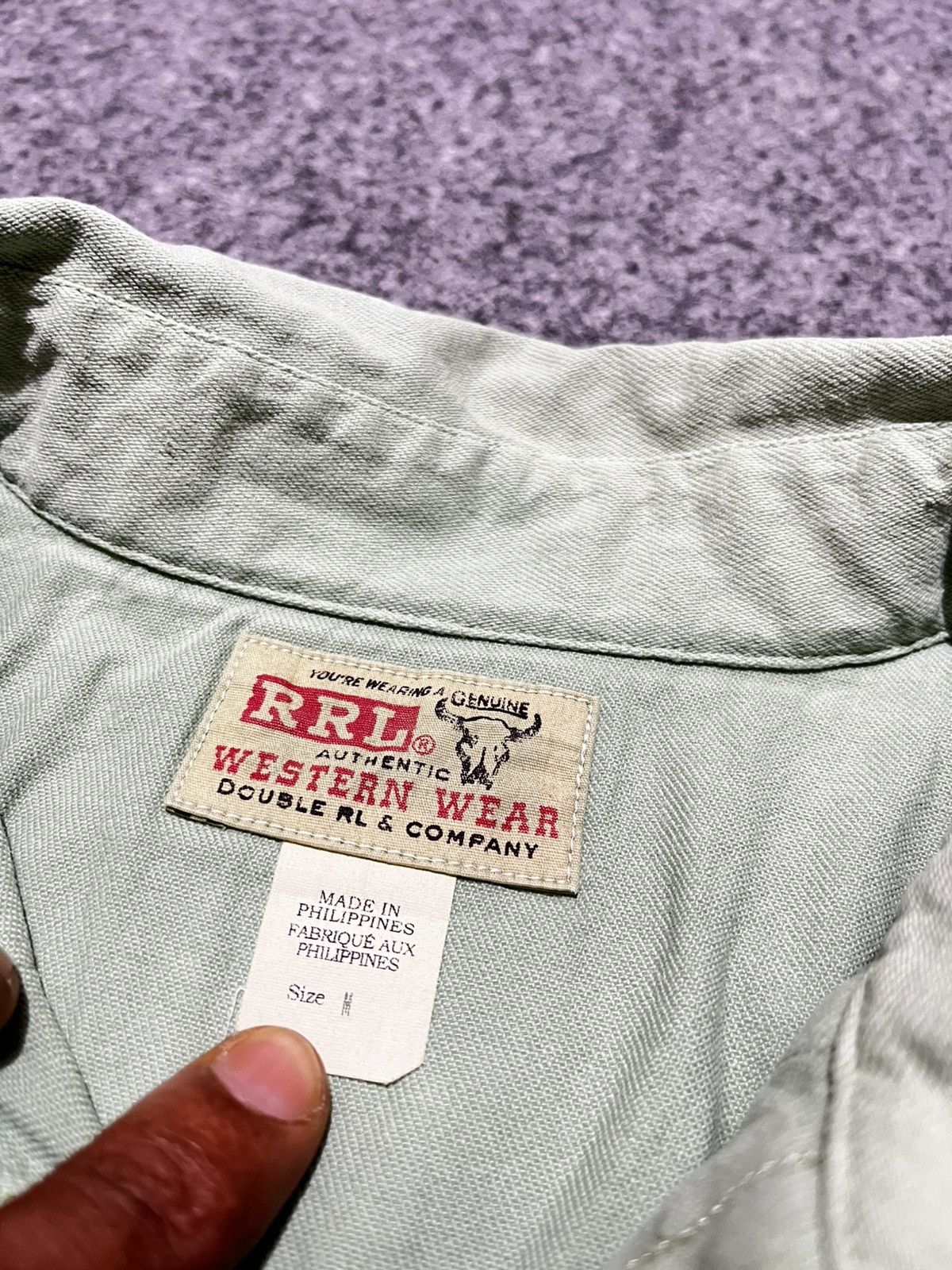 RRL Ralph Lauren ❌❌SOLD❌❌Vintage RRL Western Wear Longsshirt Size US M / EU 48-50 / 2 - 16 Thumbnail