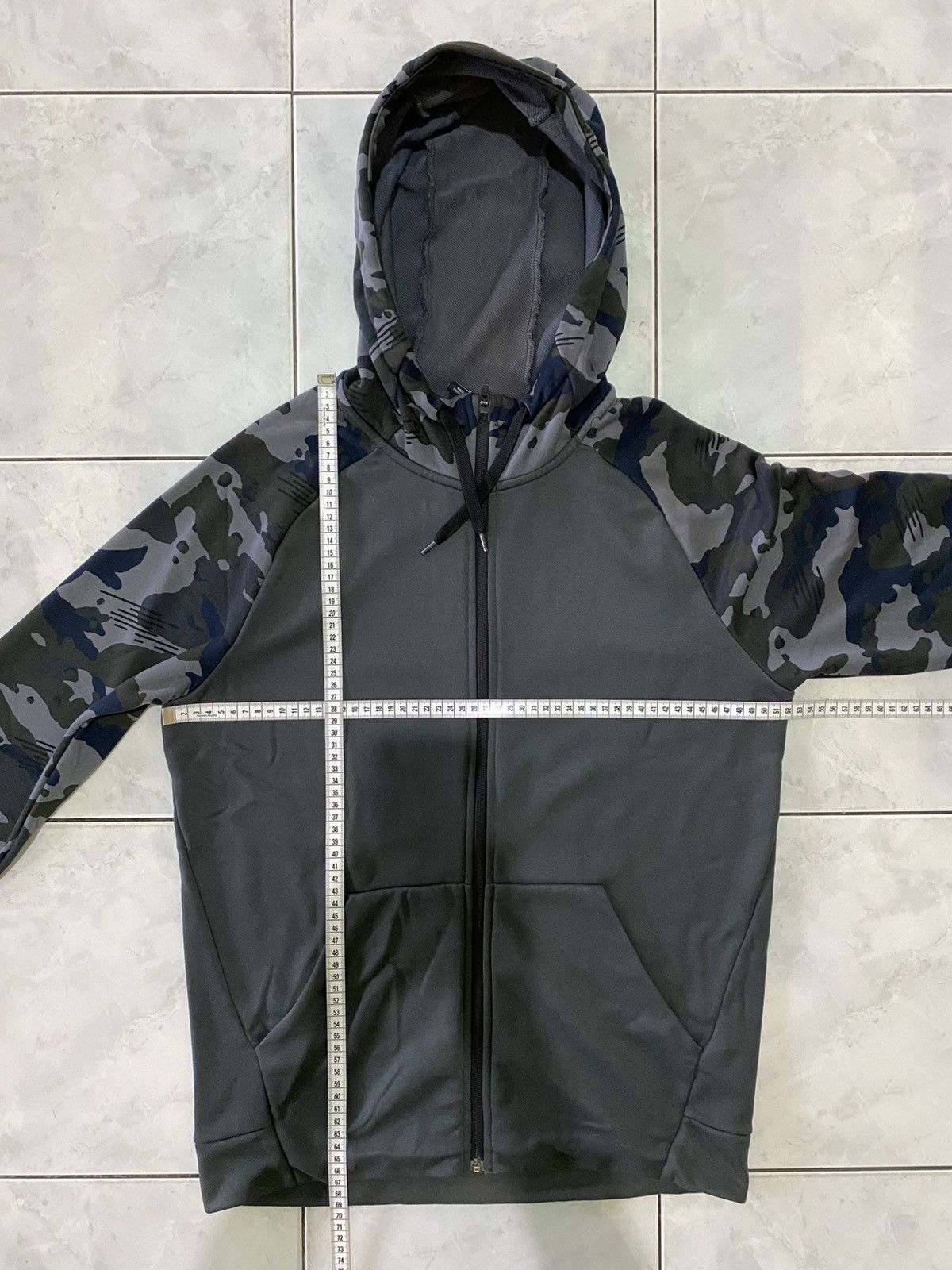 Nike Nike Dri-Fit Hoodie Zip Camo Sleeve Raglan Urban Style Size US M / EU 48-50 / 2 - 17 Thumbnail