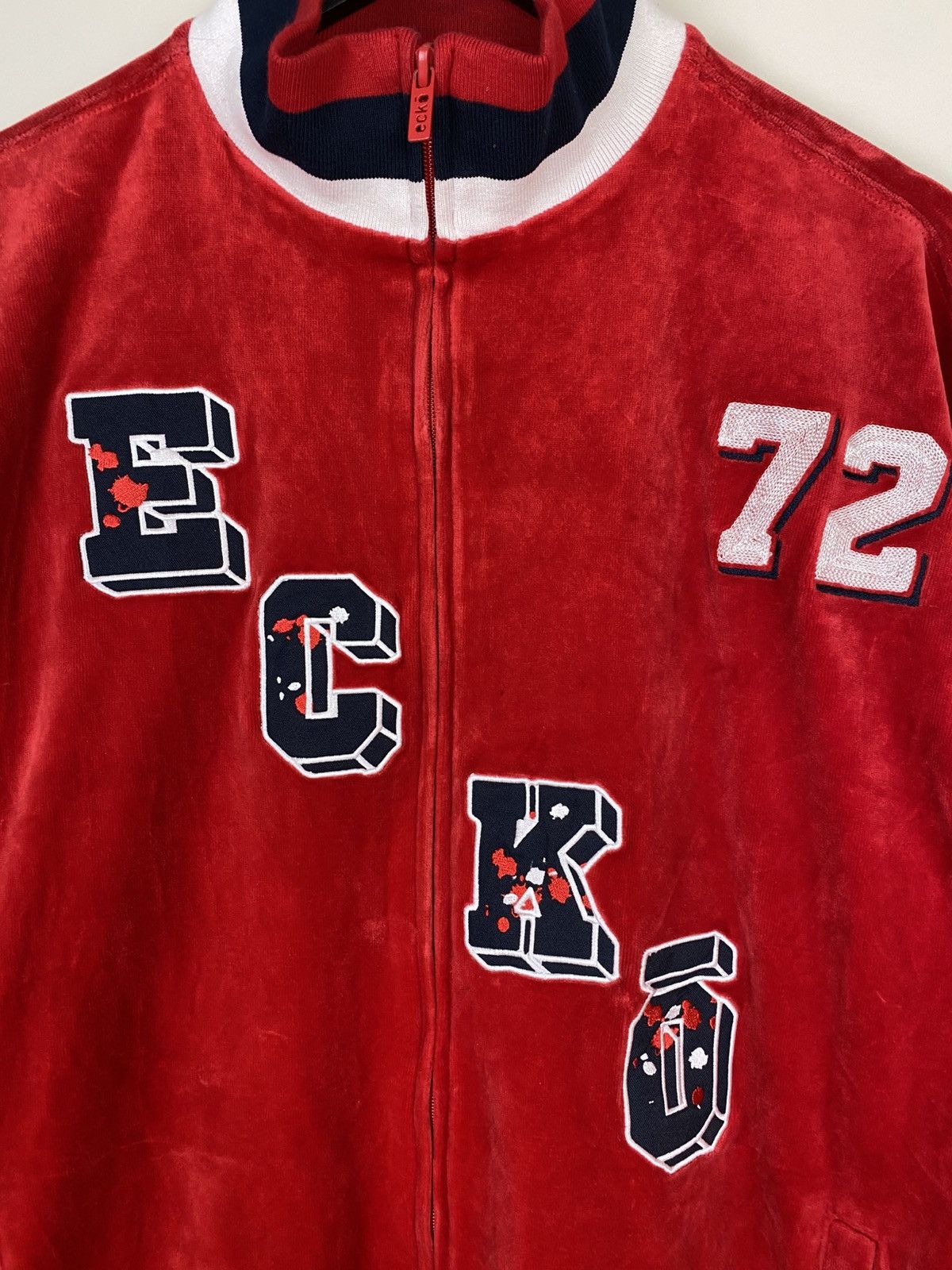 Ecko Unltd. Vintage Ecko Unlimited Y2K Velour Zip Jacket Olimp Rap Y2K Size US XL / EU 56 / 4 - 4 Thumbnail