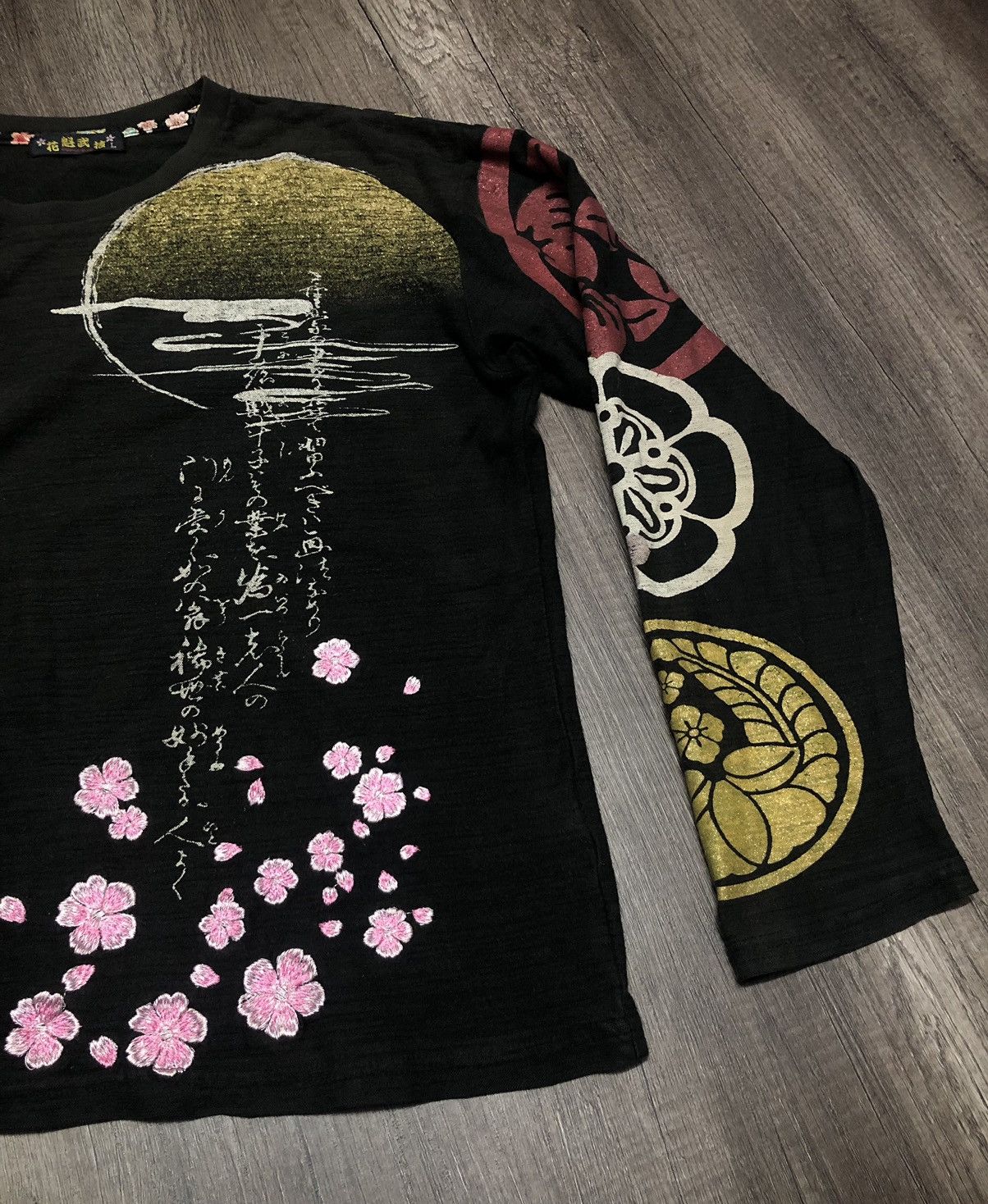 Japanese Brand Japanese Brand Sukajan Style Long Sleeve Tee Shirt Size US L / EU 52-54 / 3 - 13 Thumbnail