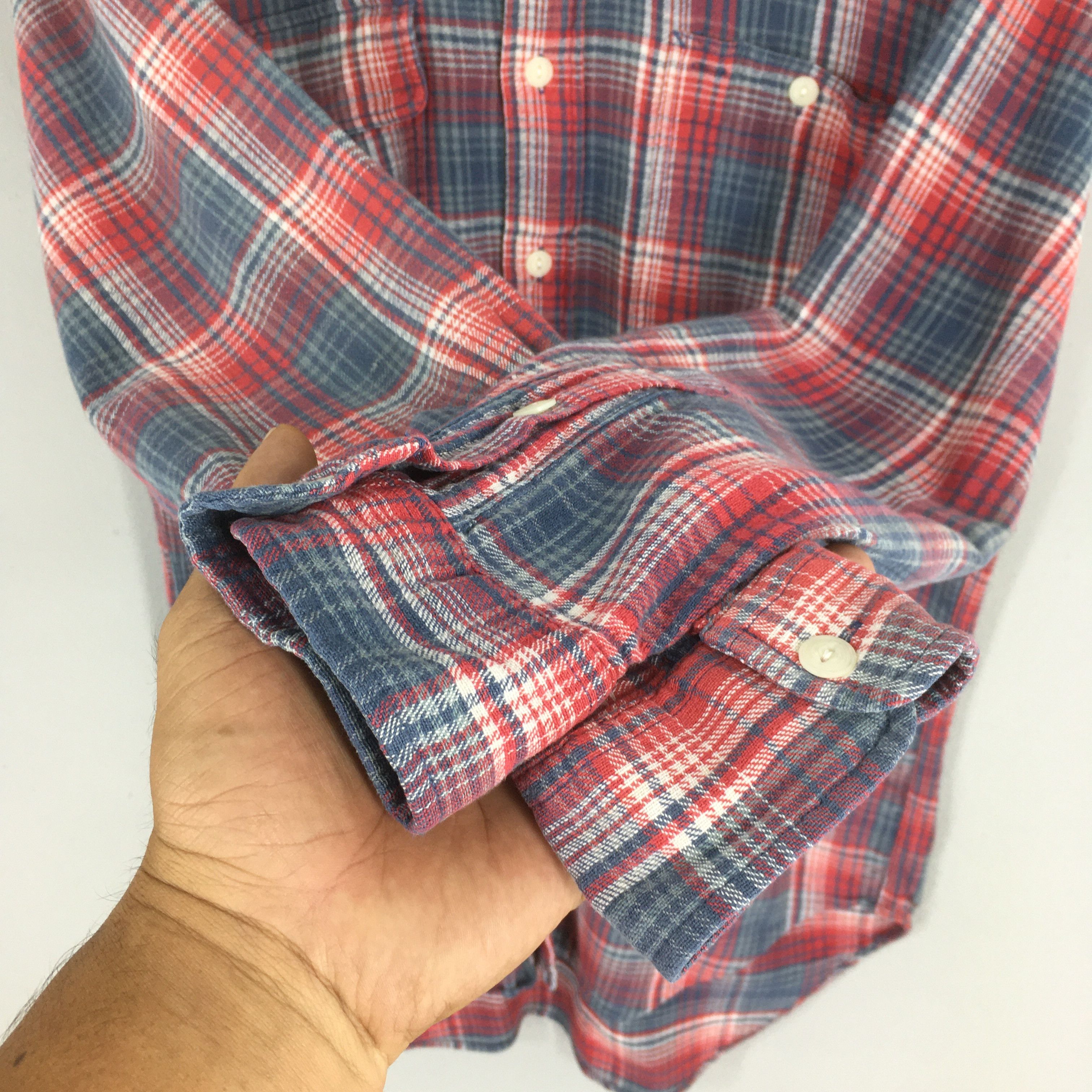 Polo Ralph Lauren Vintage 90's Polo Ralph Lauren Checkered Shirt Medium Size US M / EU 48-50 / 2 - 4 Thumbnail