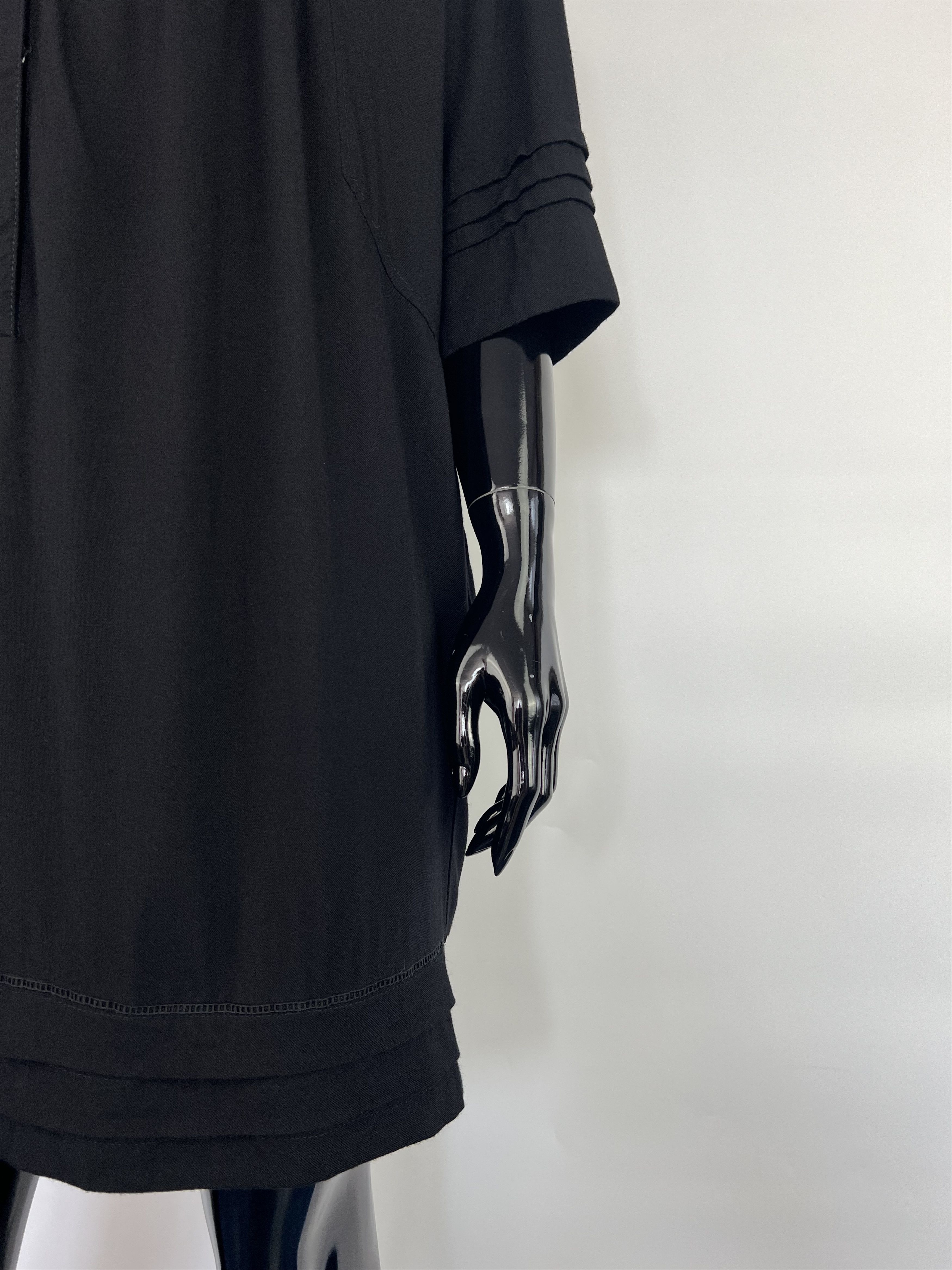 Sandro Sandro Vintage Black V-Neck Short Dress Size 2 Size M / US 6-8 / IT 42-44 - 10 Thumbnail