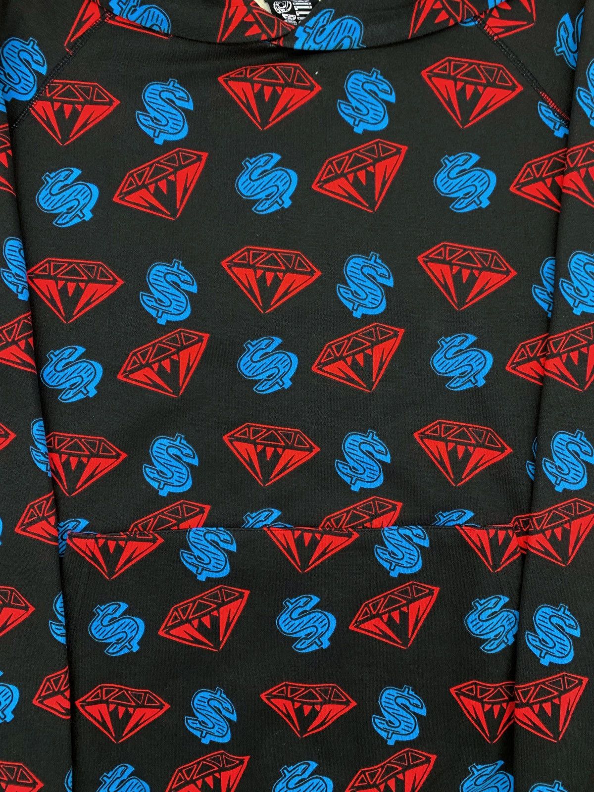 Billionaire Boys Club VERY RARE 2006 BBC DIAMONDS & DOLLARS HOODED SWEARSHIRT (L) Size US L / EU 52-54 / 3 - 4 Thumbnail