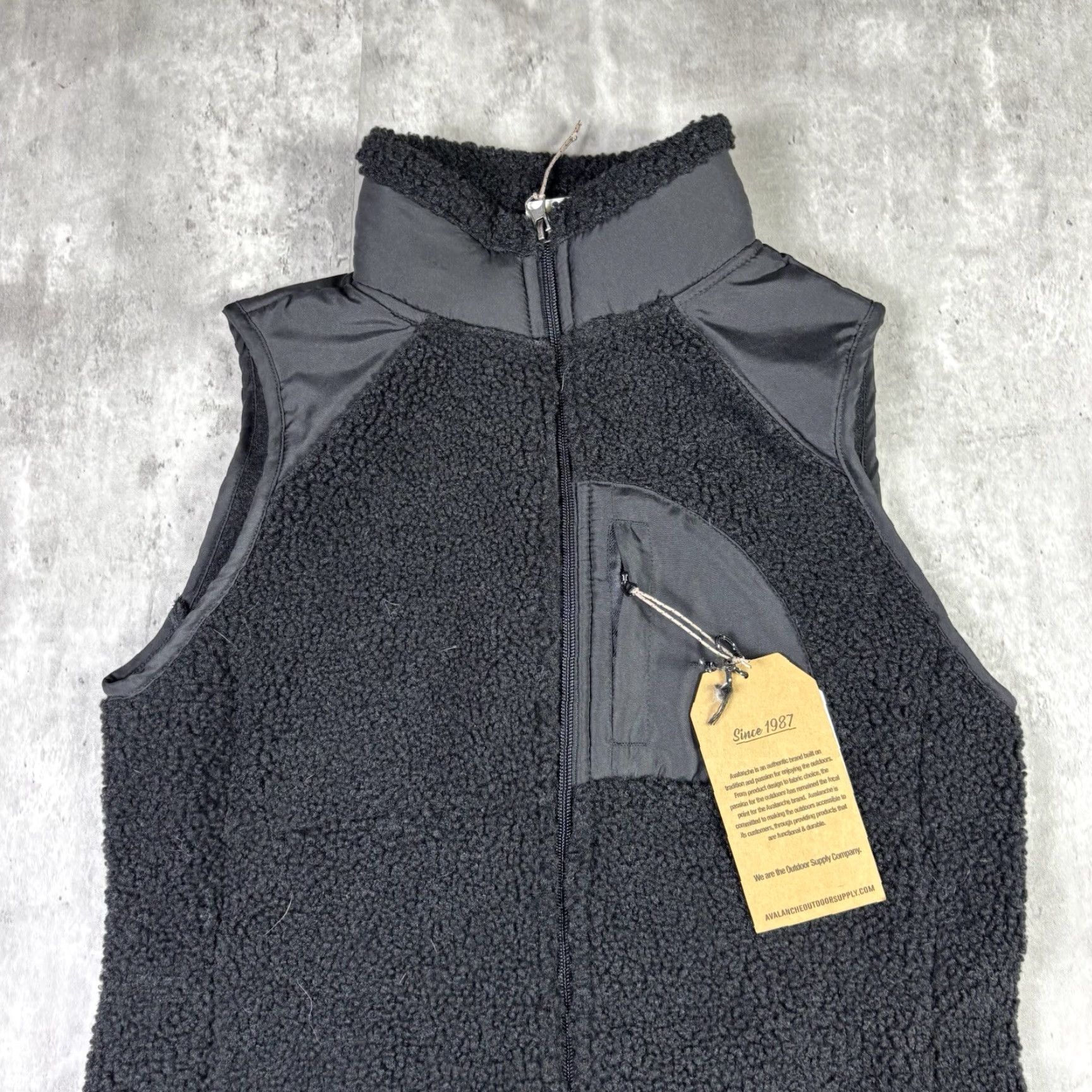 Avalanche Avalanche Vest Fleece Black Full Zip Womens M NWT Size M / US 6-8 / IT 42-44 - 3 Thumbnail