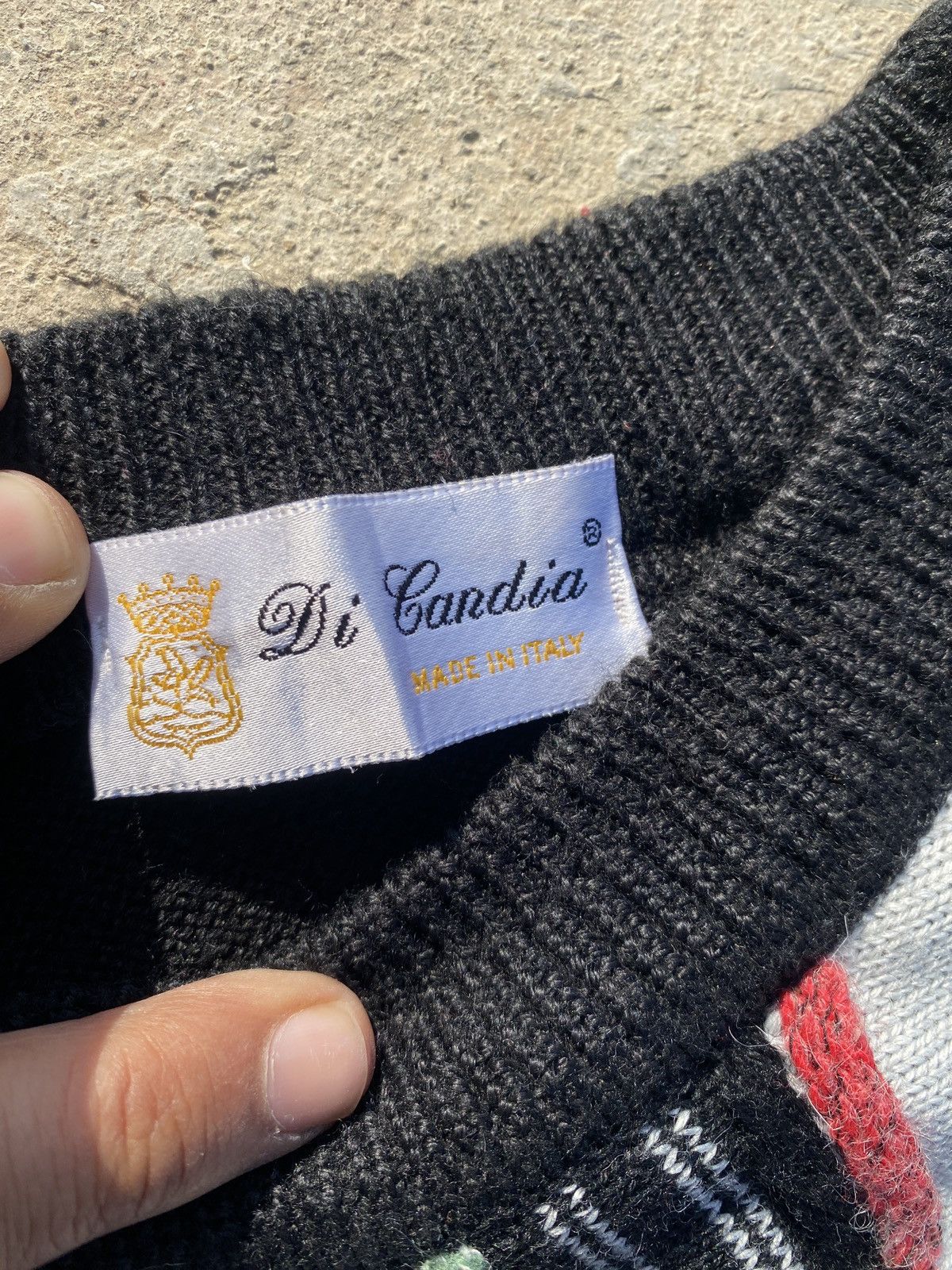 Japanese Brand × Vintage Di candia Coogi style sweater Size US M / EU 48-50 / 2 - 4 Thumbnail