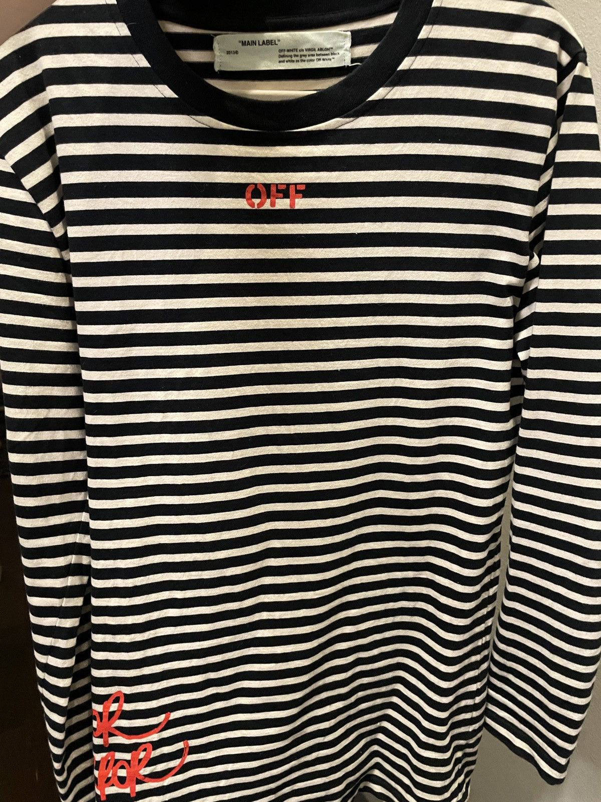Off-White Off White Mirror Mirror long sleeve shirt fits like Large Size US M / EU 48-50 / 2 - 3 Thumbnail