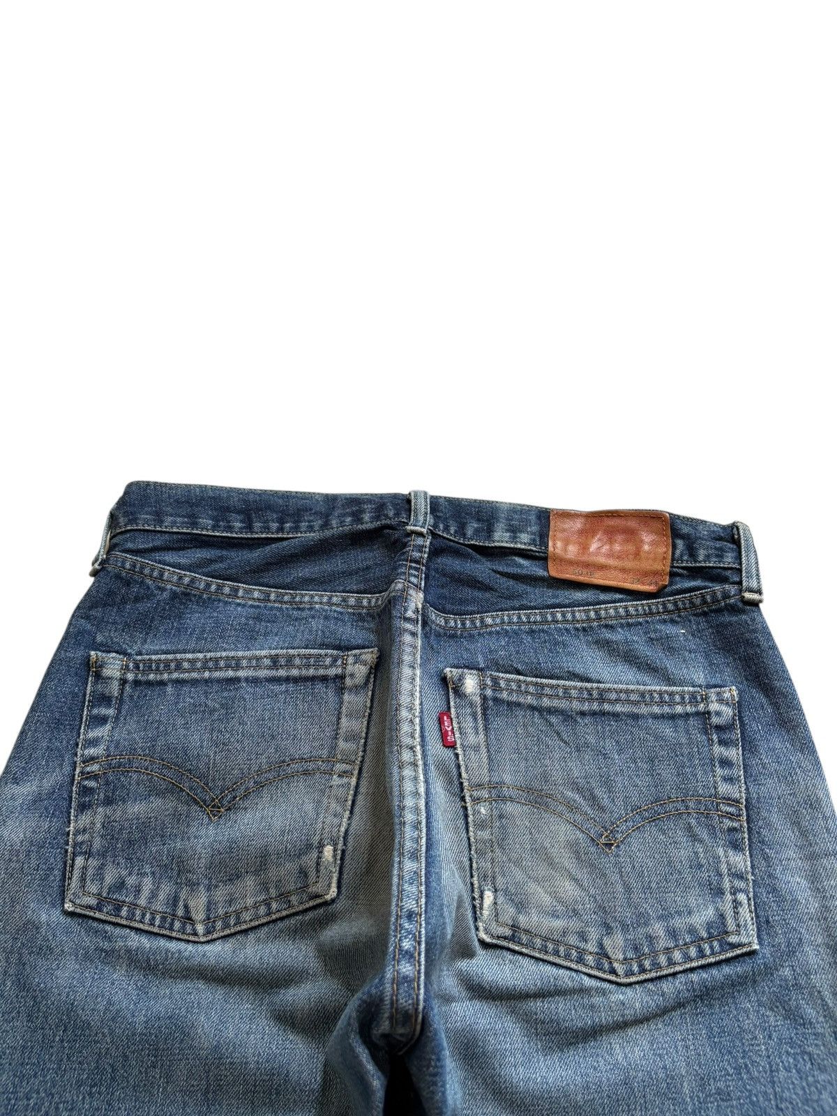 Levi's Vintage 80s Levis 503BXX Big E Selvedge Distress Baggy Jeans Size US 32 / EU 48 - 8 Thumbnail