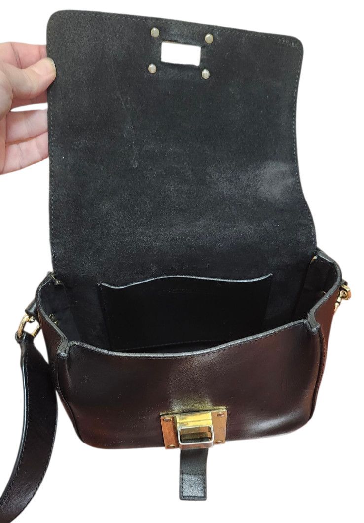 Sophie Hulme SOPHIE HULME Black Smooth Matte Leather Crossbody Bag Size ONE SIZE - 9 Thumbnail