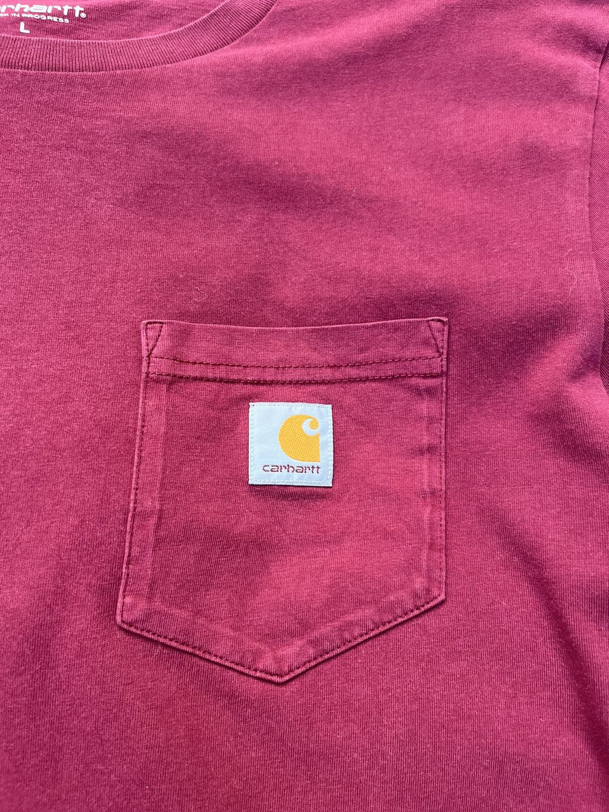 Carhartt × Vintage Carhartt S/S pocket t-shirt basic casual y2k logo chest tee Size US L / EU 52-54 / 3 - 8 Thumbnail