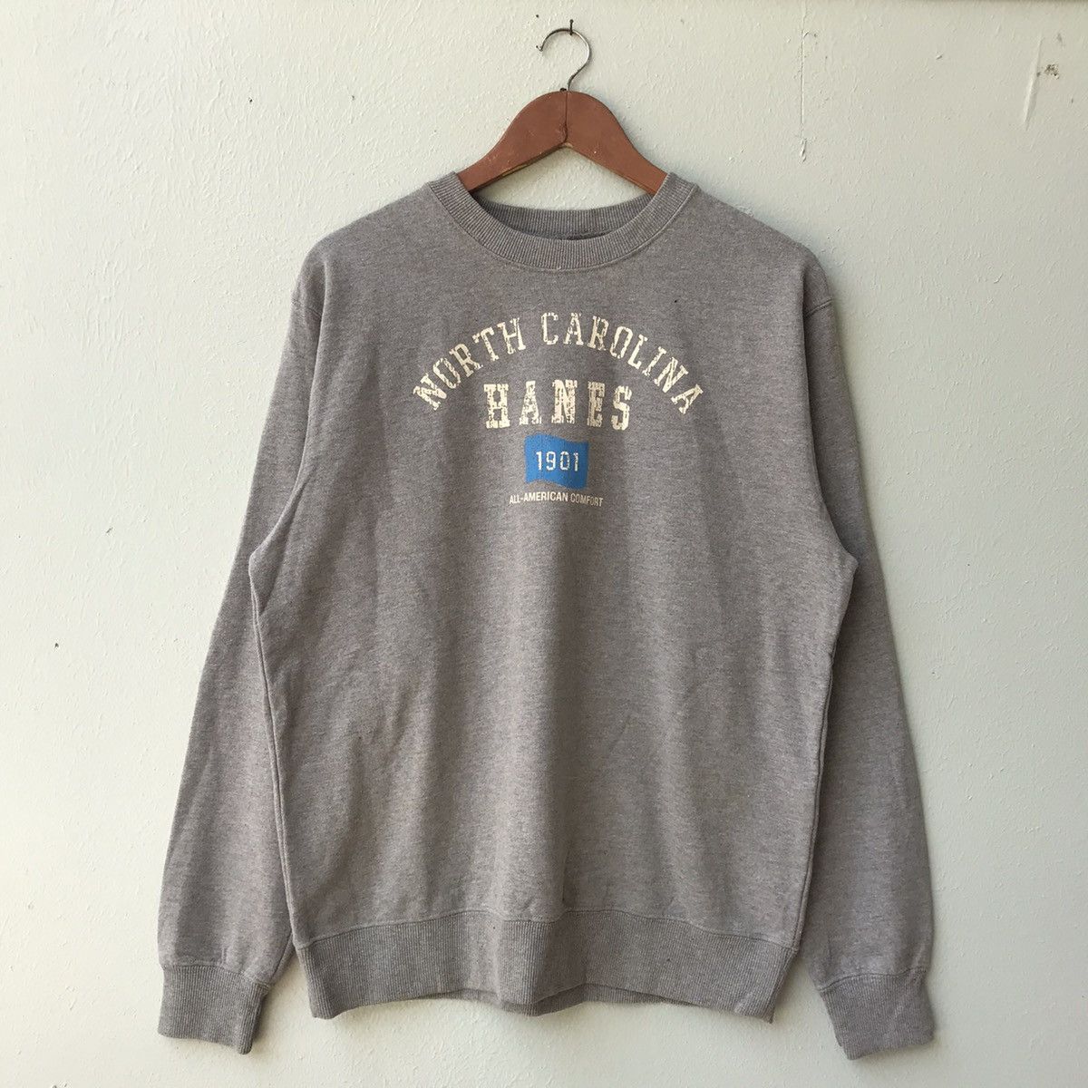 American Apparel × Hanes North carolina Hanes sweatshirt crewneck Size US L / EU 52-54 / 3 - 1 Thumbnail