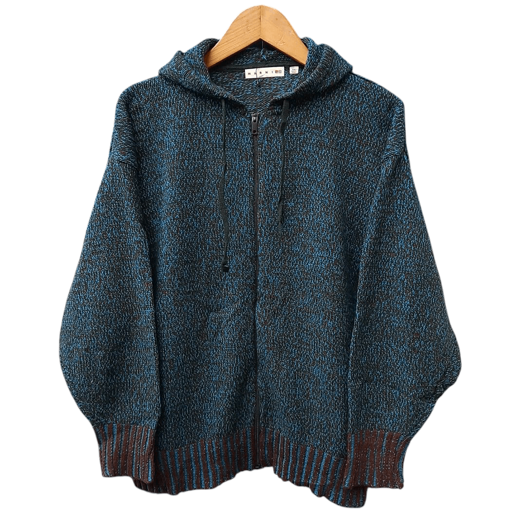 Marni x uniqlo knit sweater hoodie