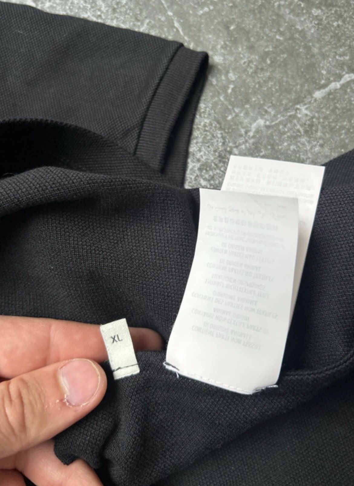 Gucci Gucci Pique logo patch polo shirt black luxury Size US XL / EU 56 / 4 - 9 Thumbnail