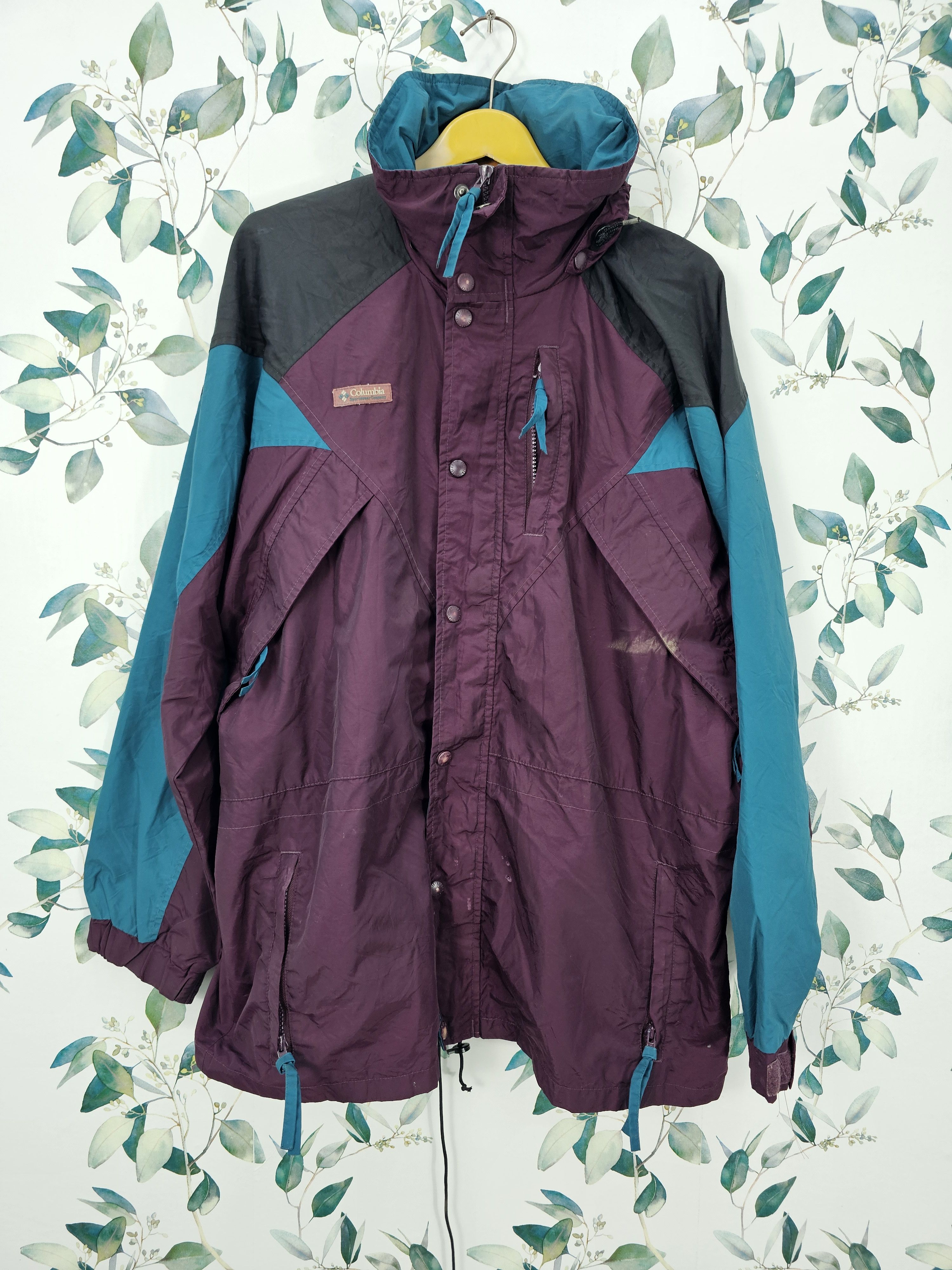 Columbia Vtg COLUMBIA Hunting Outdoor Hiking Windbreaker Jacket J0107 Size US L / EU 52-54 / 3 - 1 Thumbnail