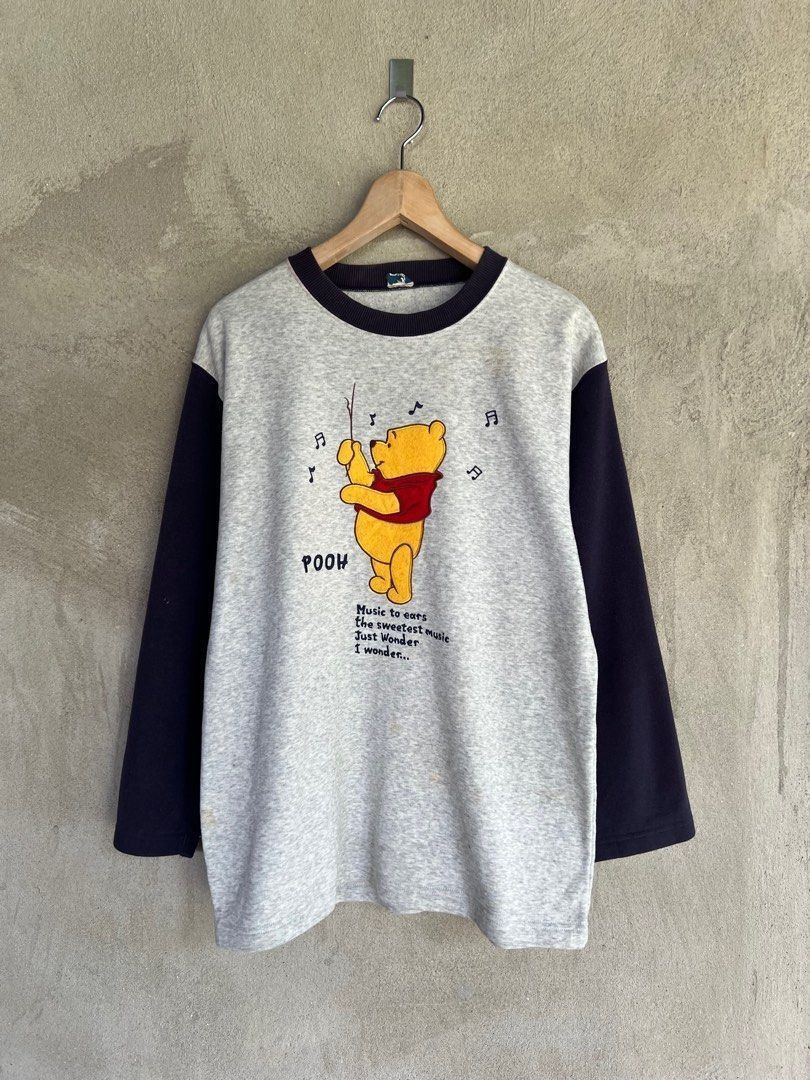 Vintage Vintage Pooh Cartoon Sweatshirt Size US M / EU 48-50 / 2 - 2 Thumbnail